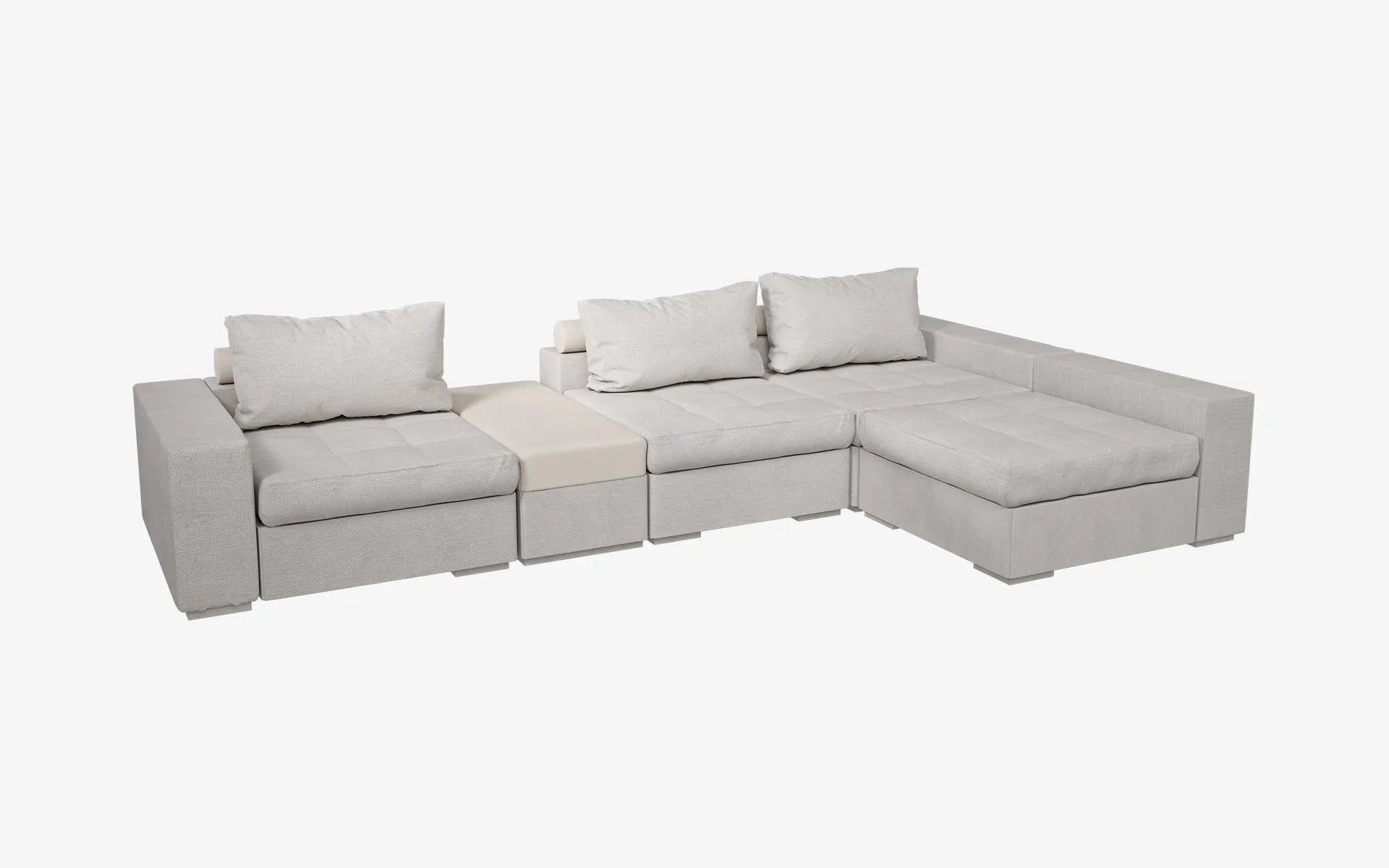 Arthur Corner Sofa White
