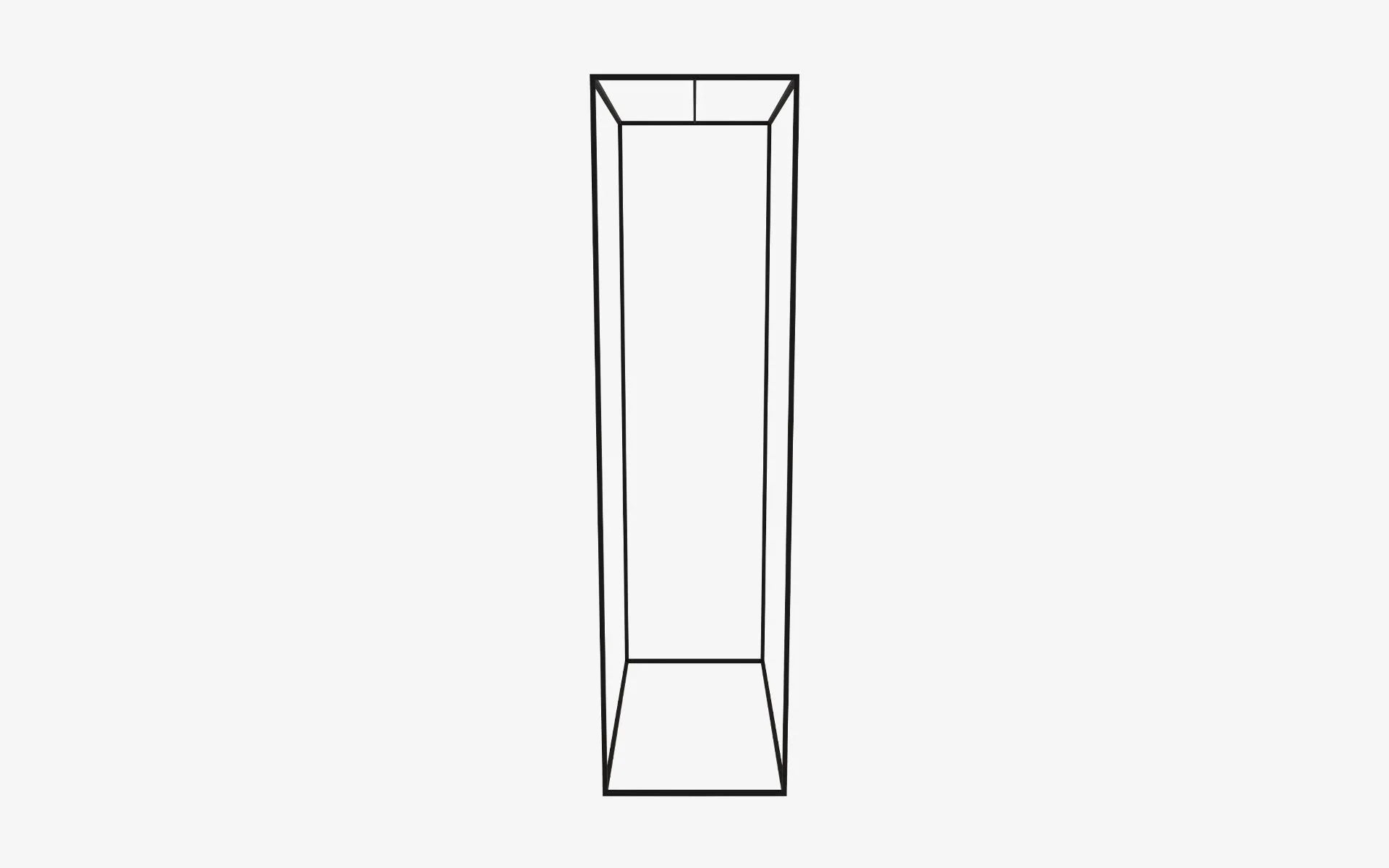 Basic Clothes Hanger Black Metal