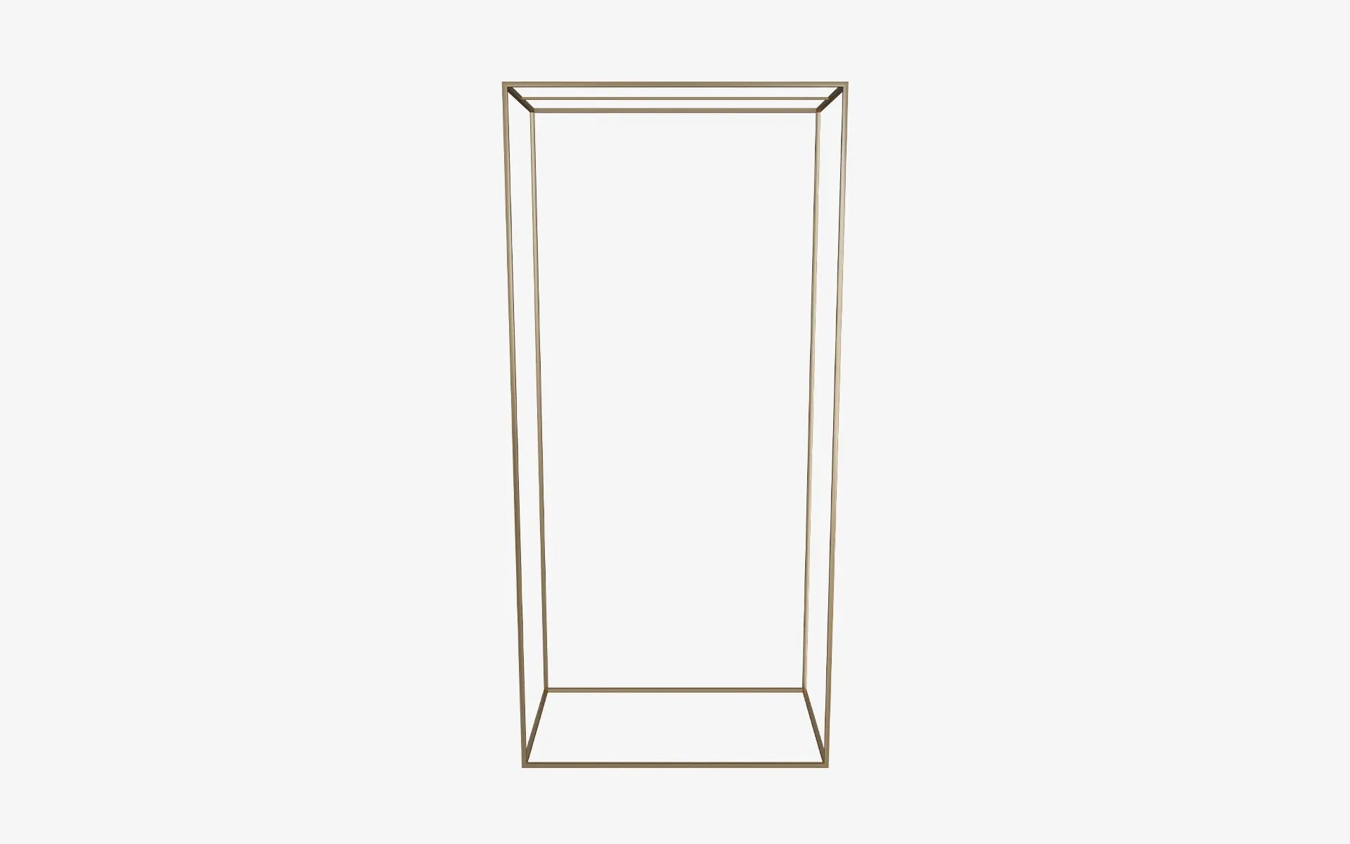 Basic Clothes Hanger Brass