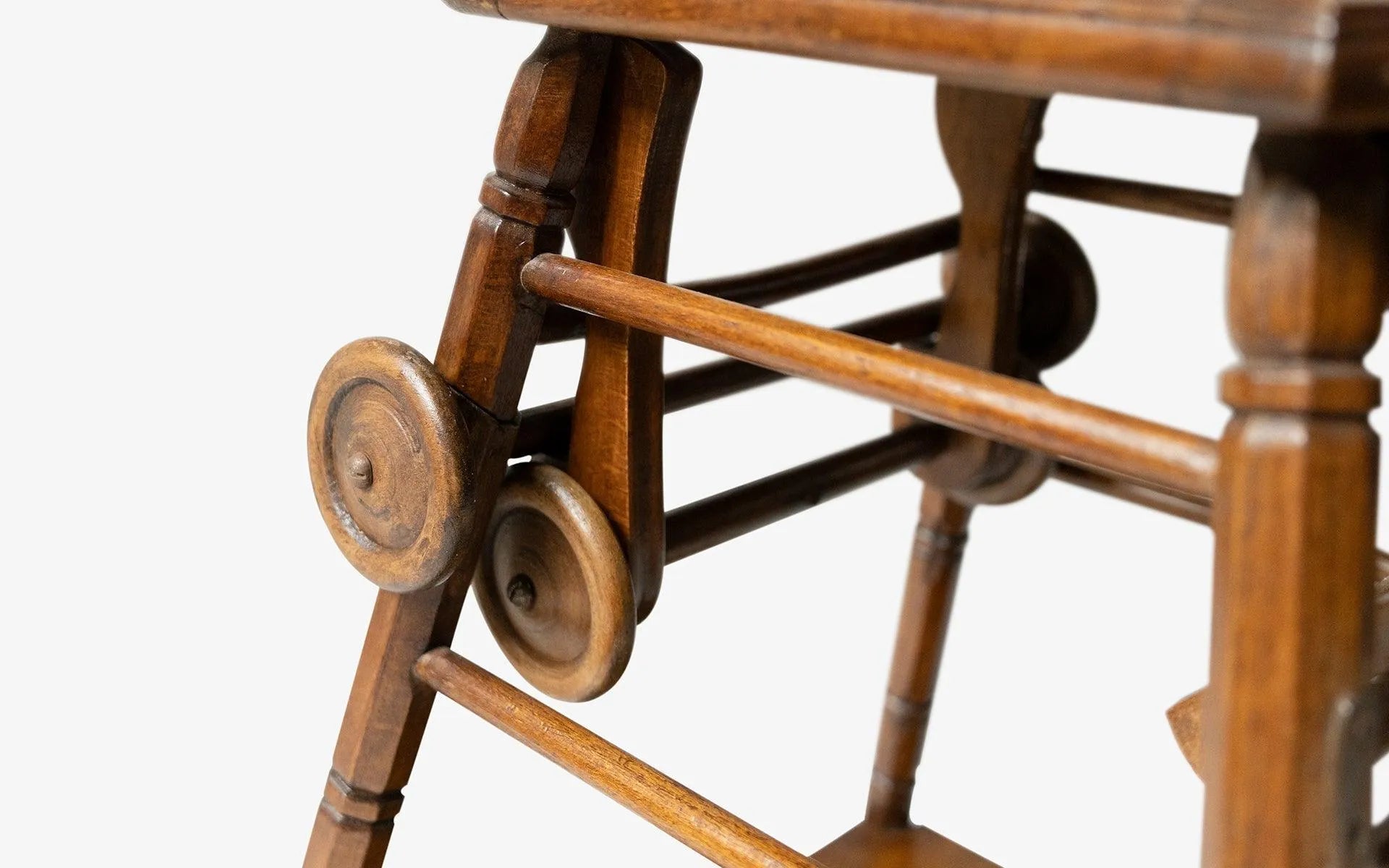 Antique Baby's High Convertible Chair - laguglobal