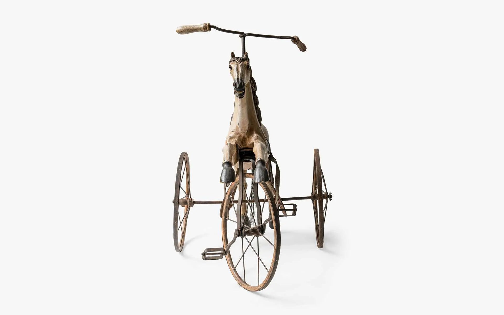 Antique Toy Horse Bicycle