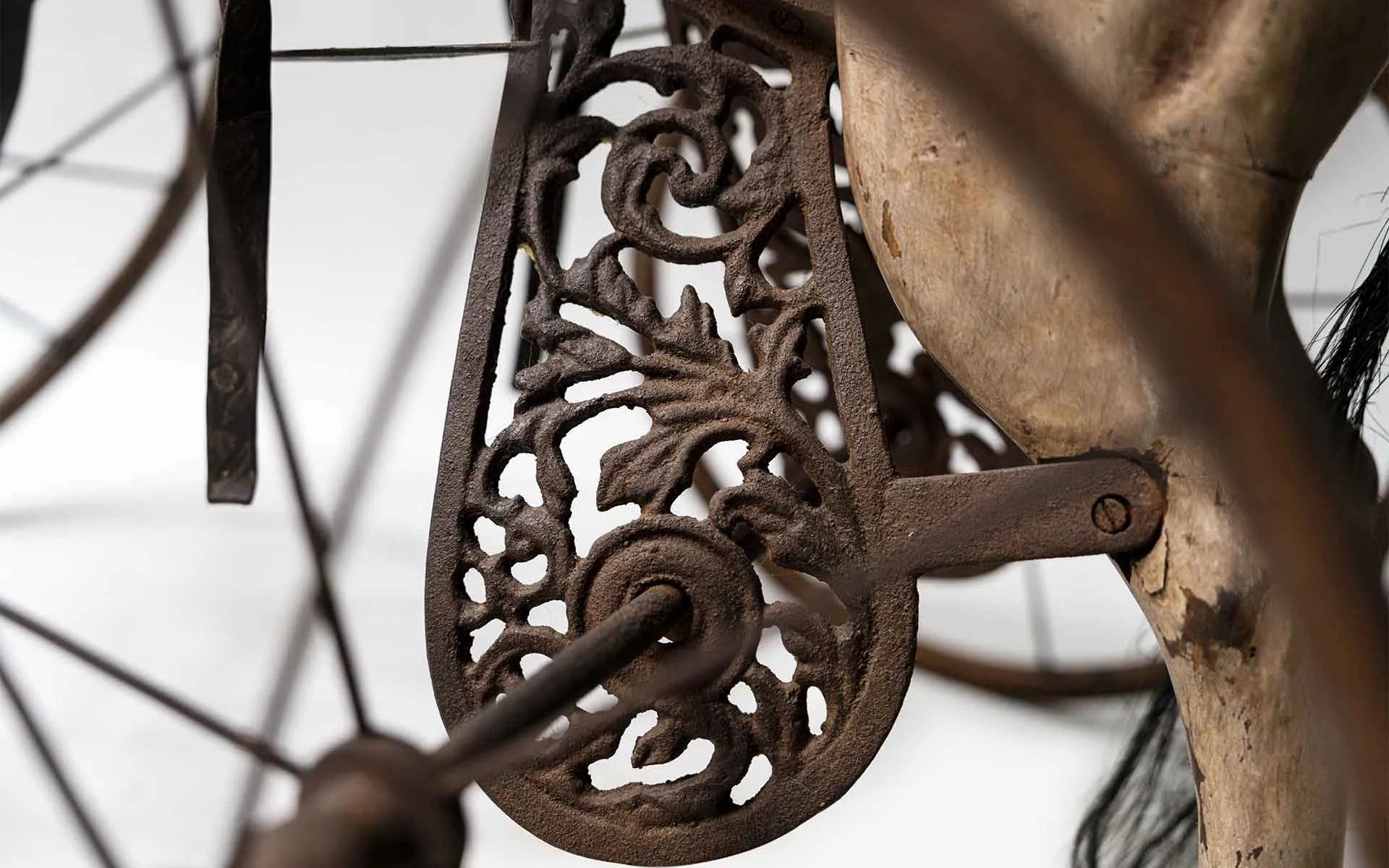 Antique Toy Horse Bicycle