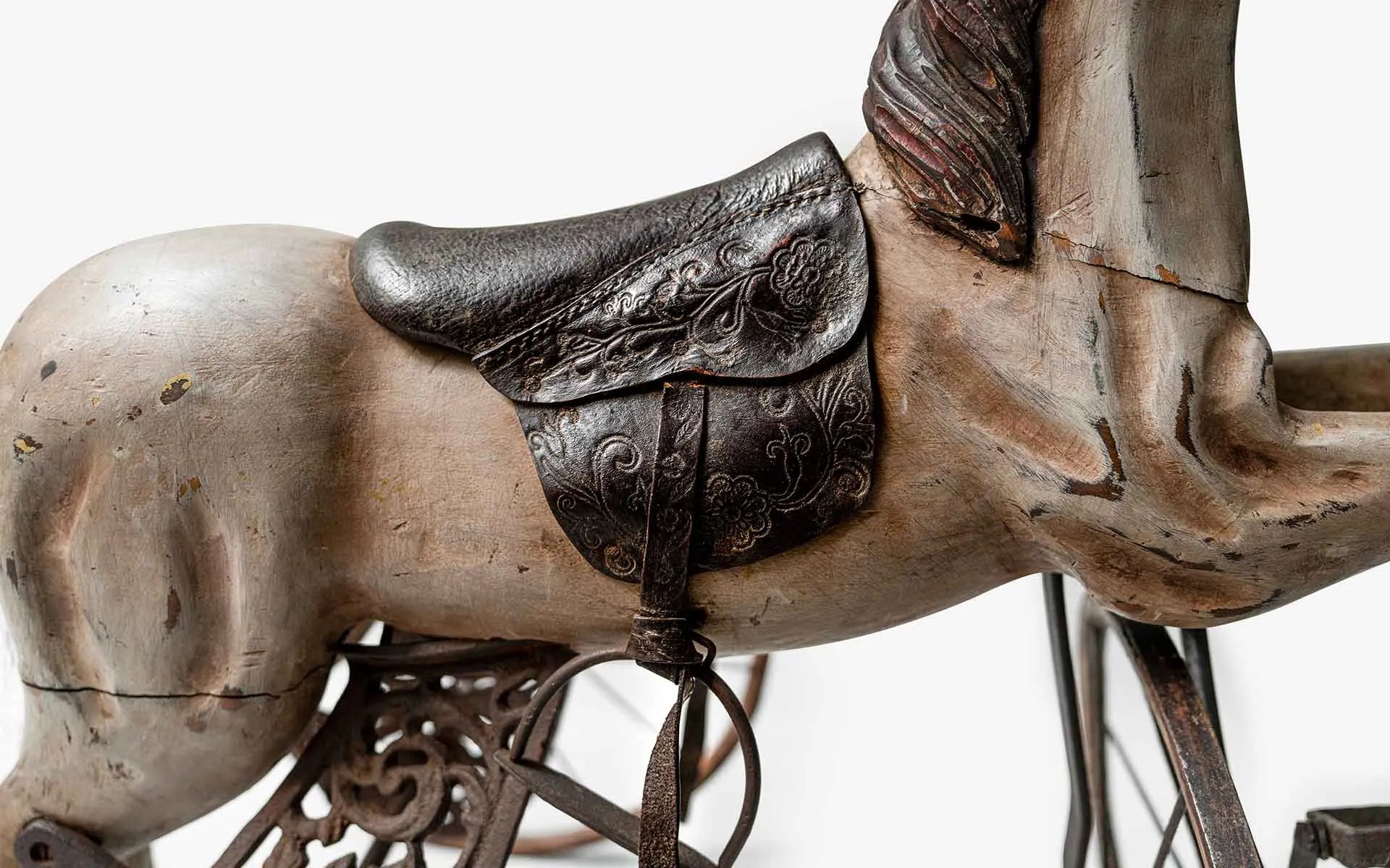 Antique Toy Horse Bicycle