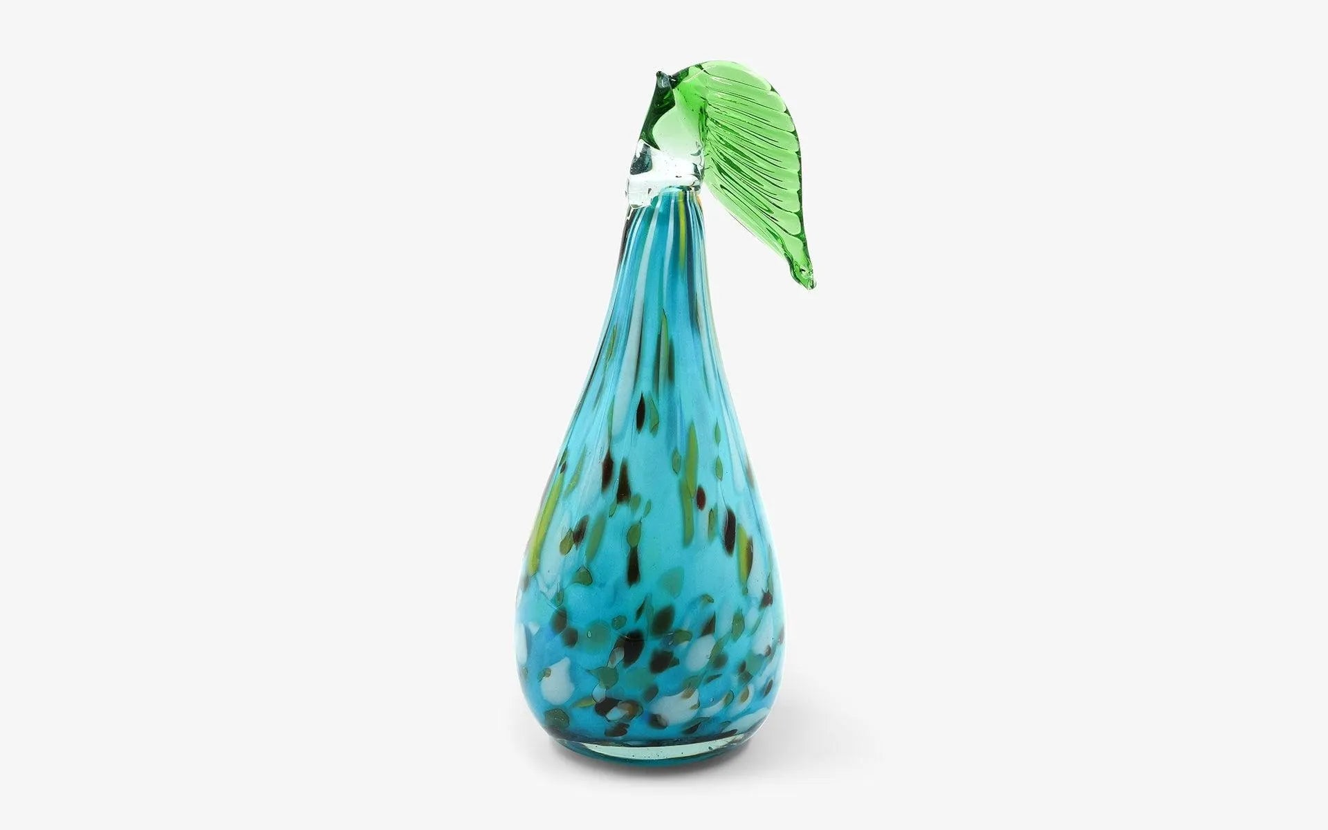 Blue Spotted Glass Pear - lagu - Decorative Object