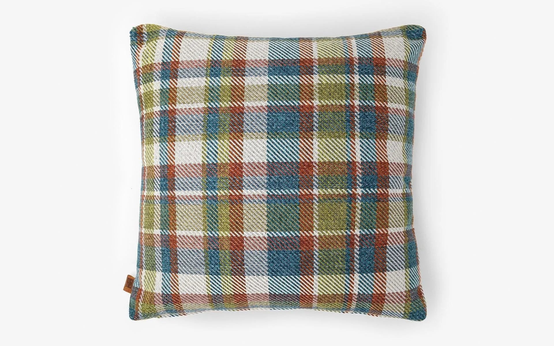 Colored Plaid Pattern Cushion Large - laguglobal