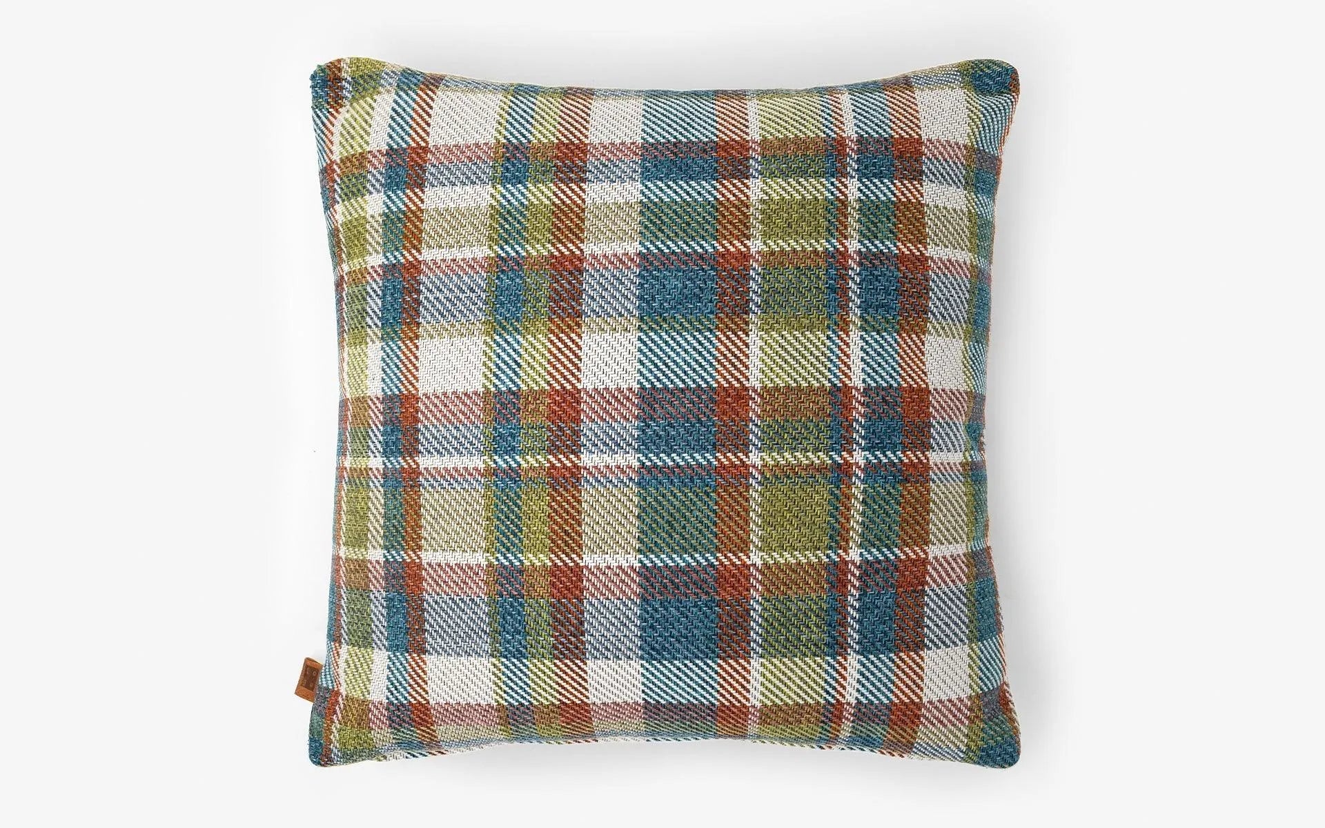 Colored Plaid Pattern Cushion Small - laguglobal