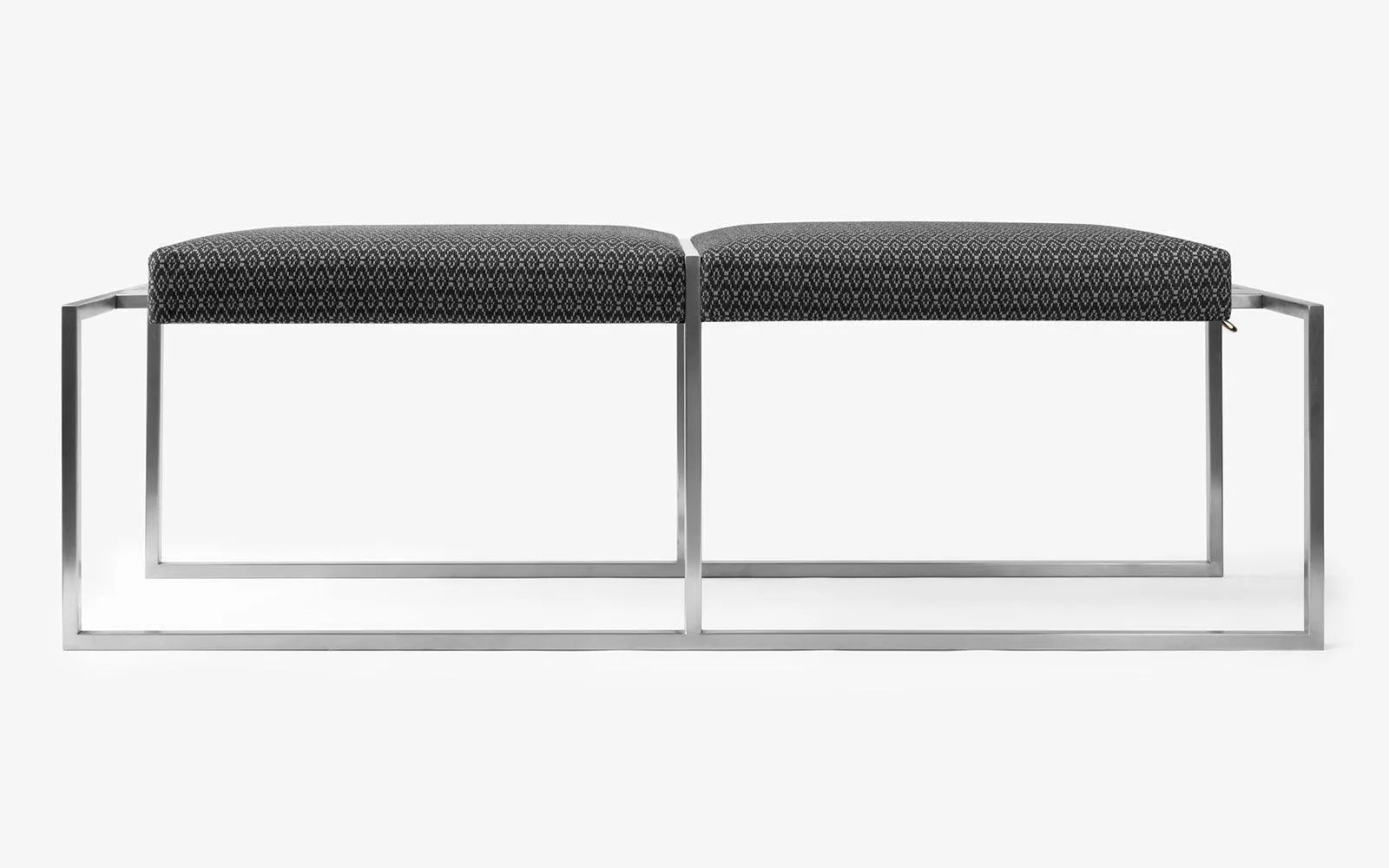 Famed Long Bench Diamond Pattern - laguglobal