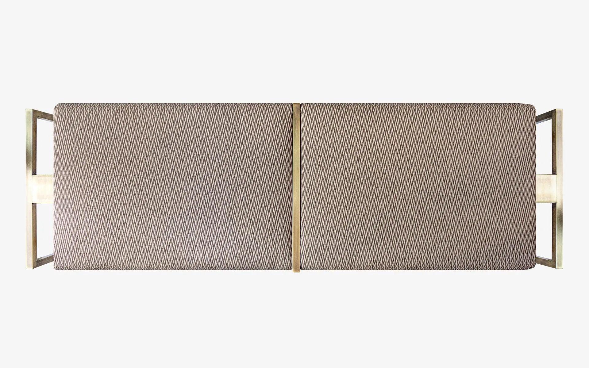 Famed Long Bench Zigzag Pattern - laguglobal