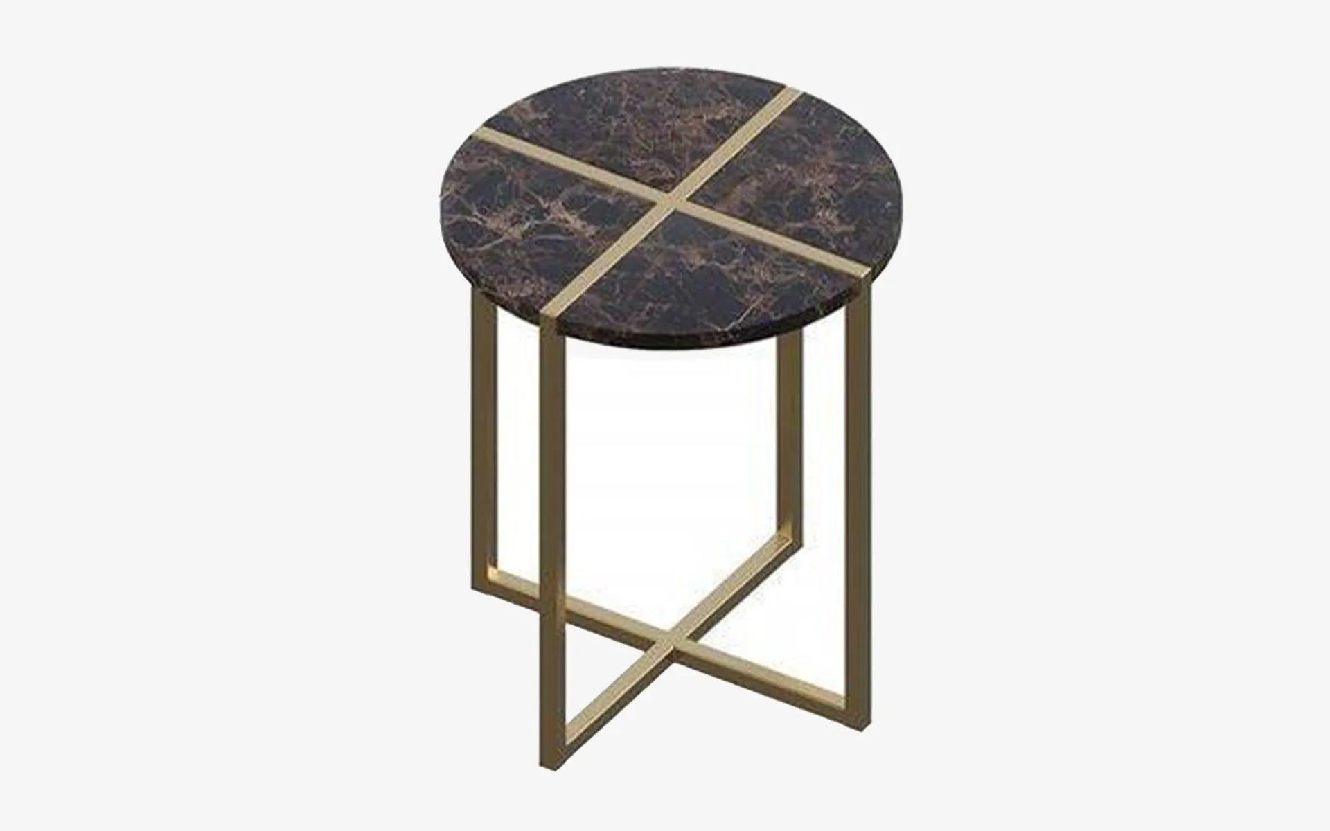 Famed Side Table Emperador Dark - laguglobal