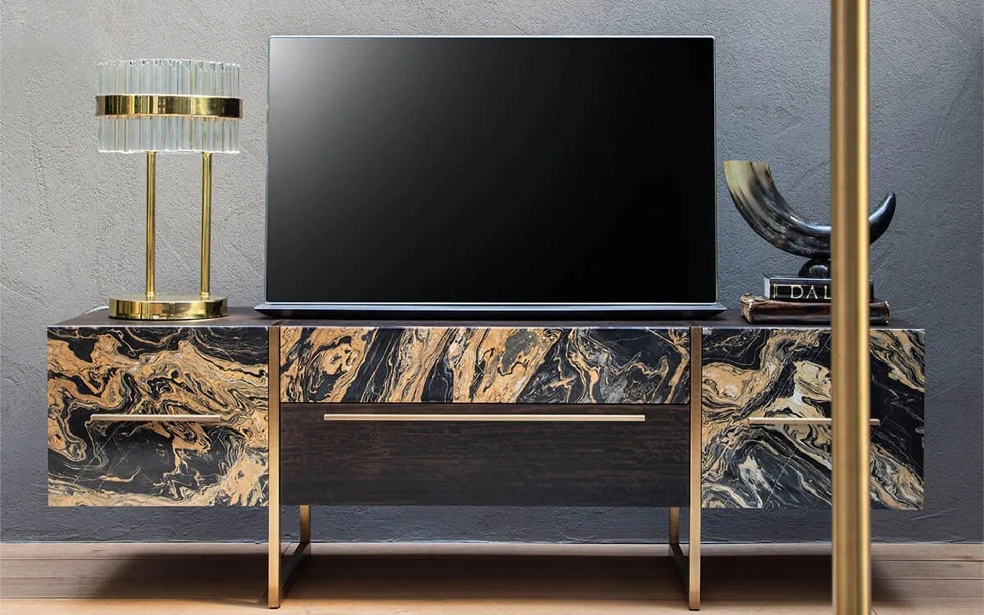 Famed TV Ünitesi Nero (Teşhir) - lagu.shop - TV Ünitesi
