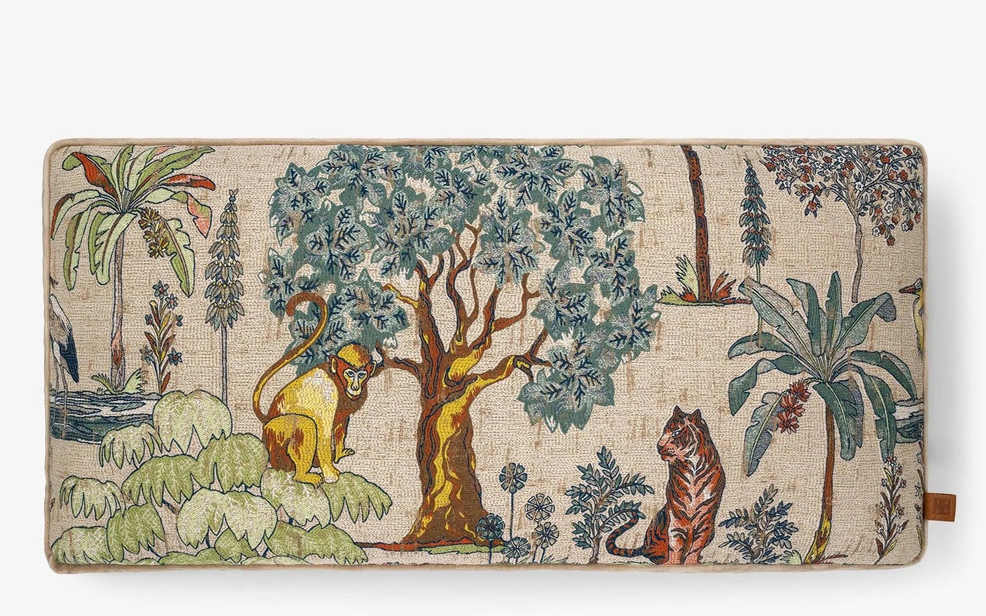 Forest Stitched Lumbar Pillow - laguglobal