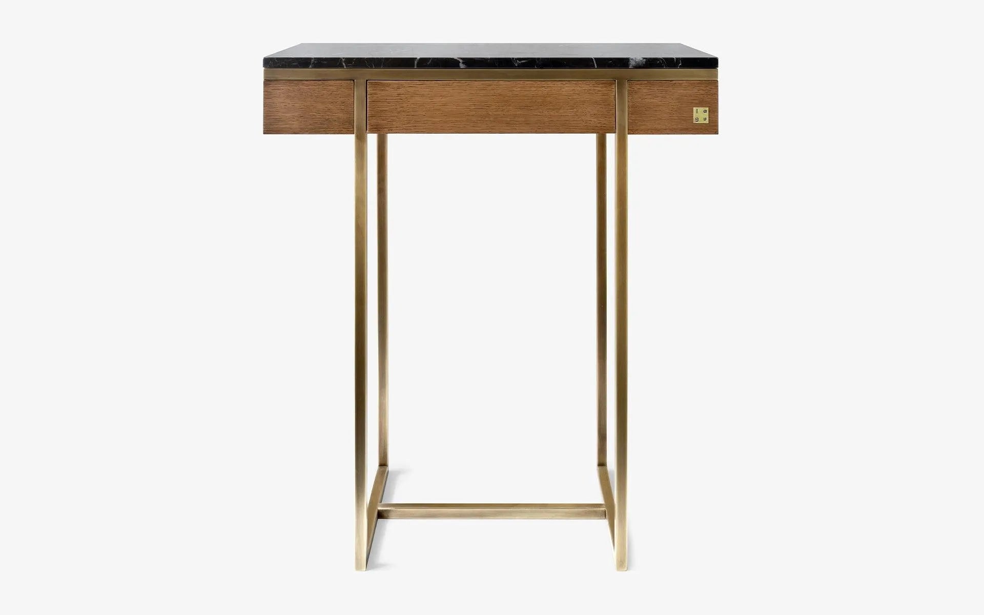 Hidden Drawer Dresser Alexander Black - laguglobal