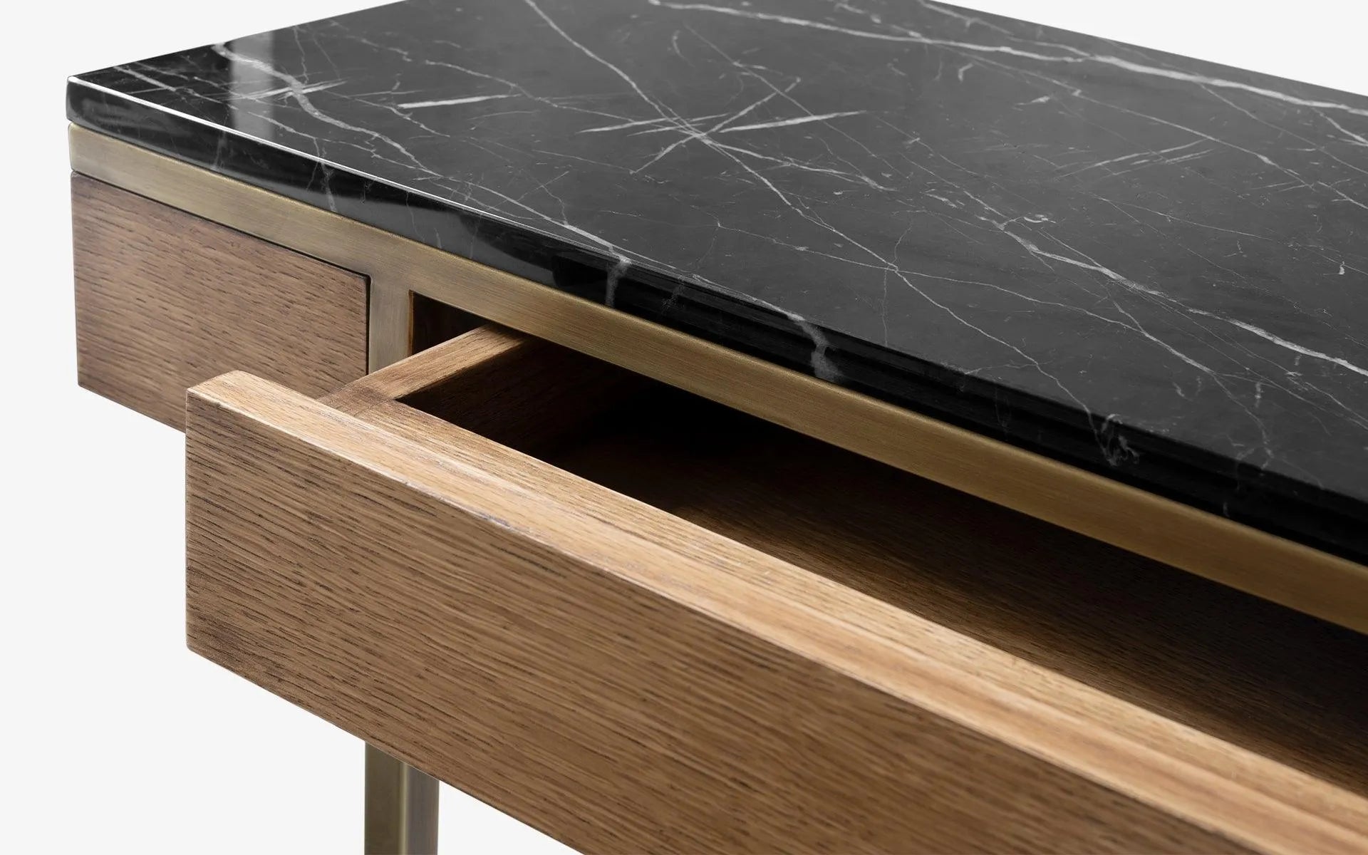 Hidden Drawer Dresser Alexander Black - laguglobal