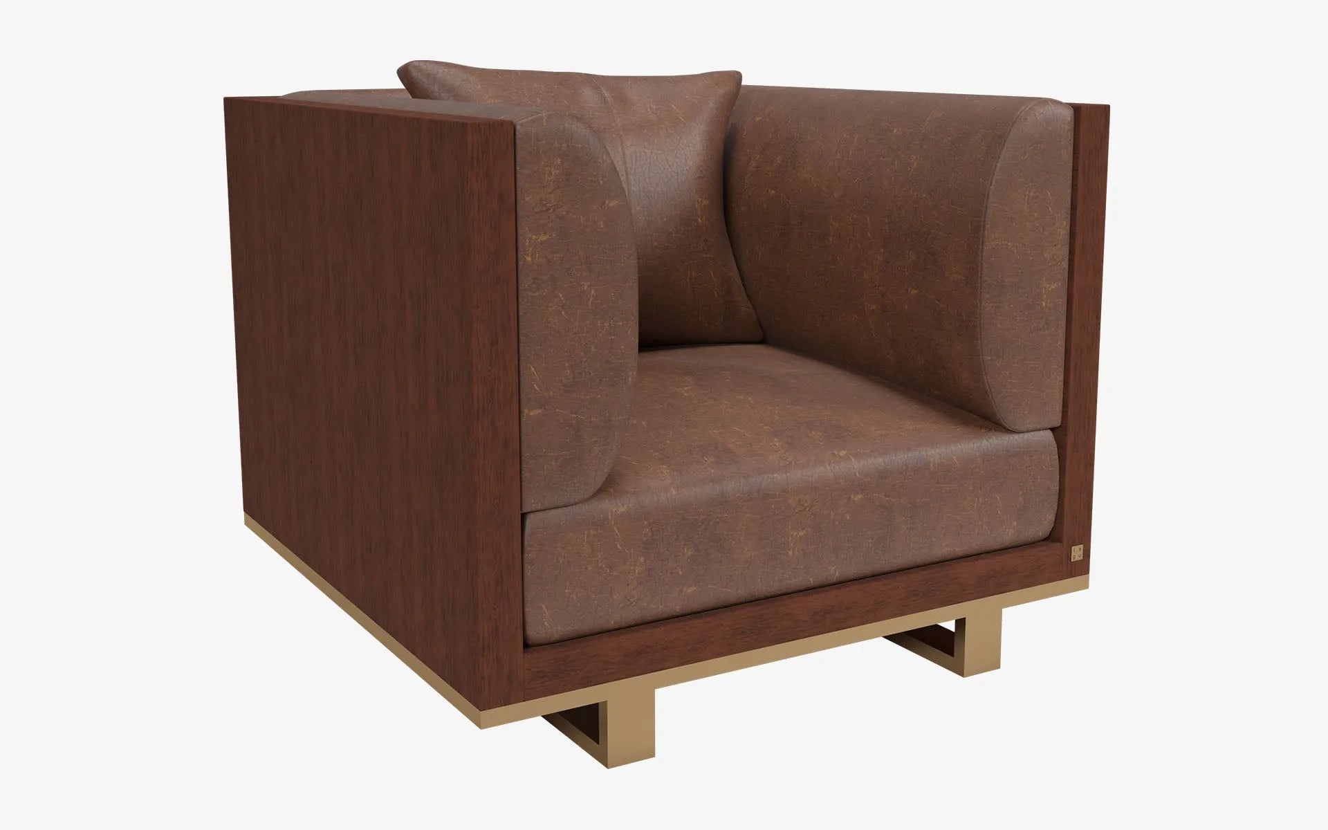 Hidden Armchair Leather