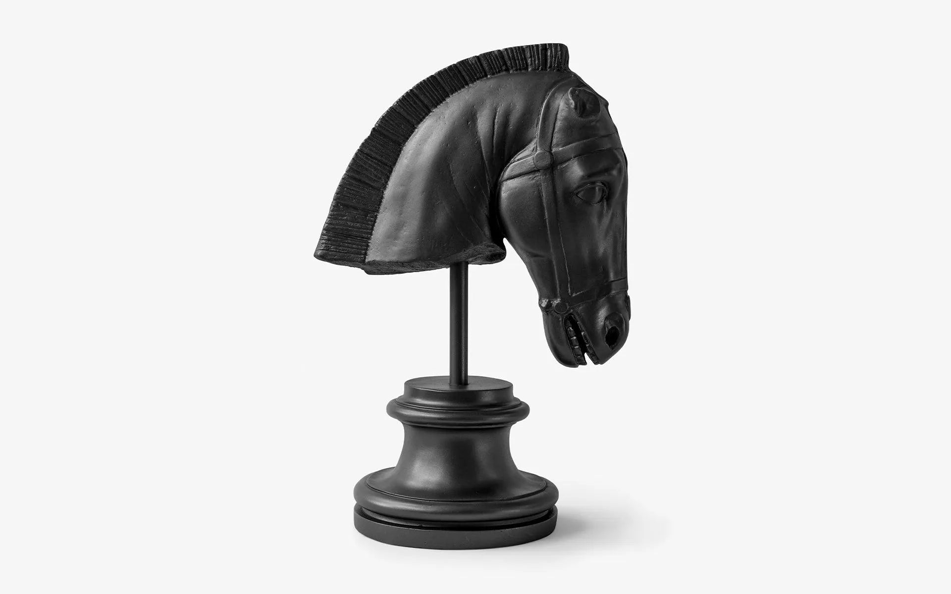 Horse Head Bust Black - laguglobal