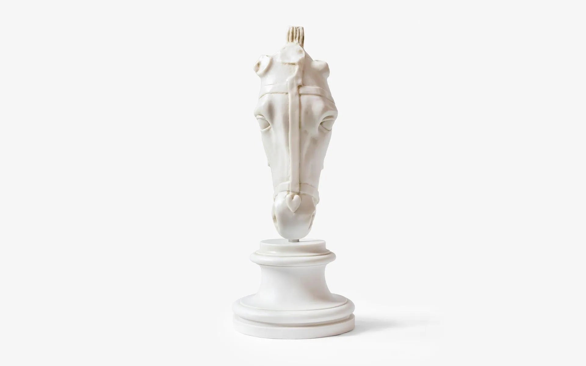Horse Head Bust White - laguglobal