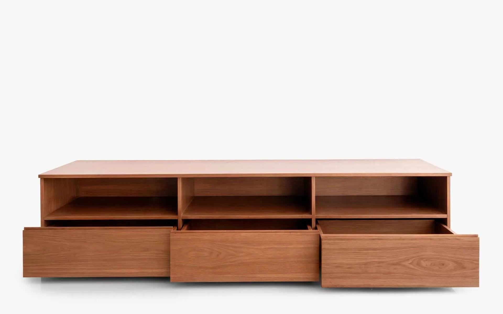 Solid Walnut Natur Tv Unit