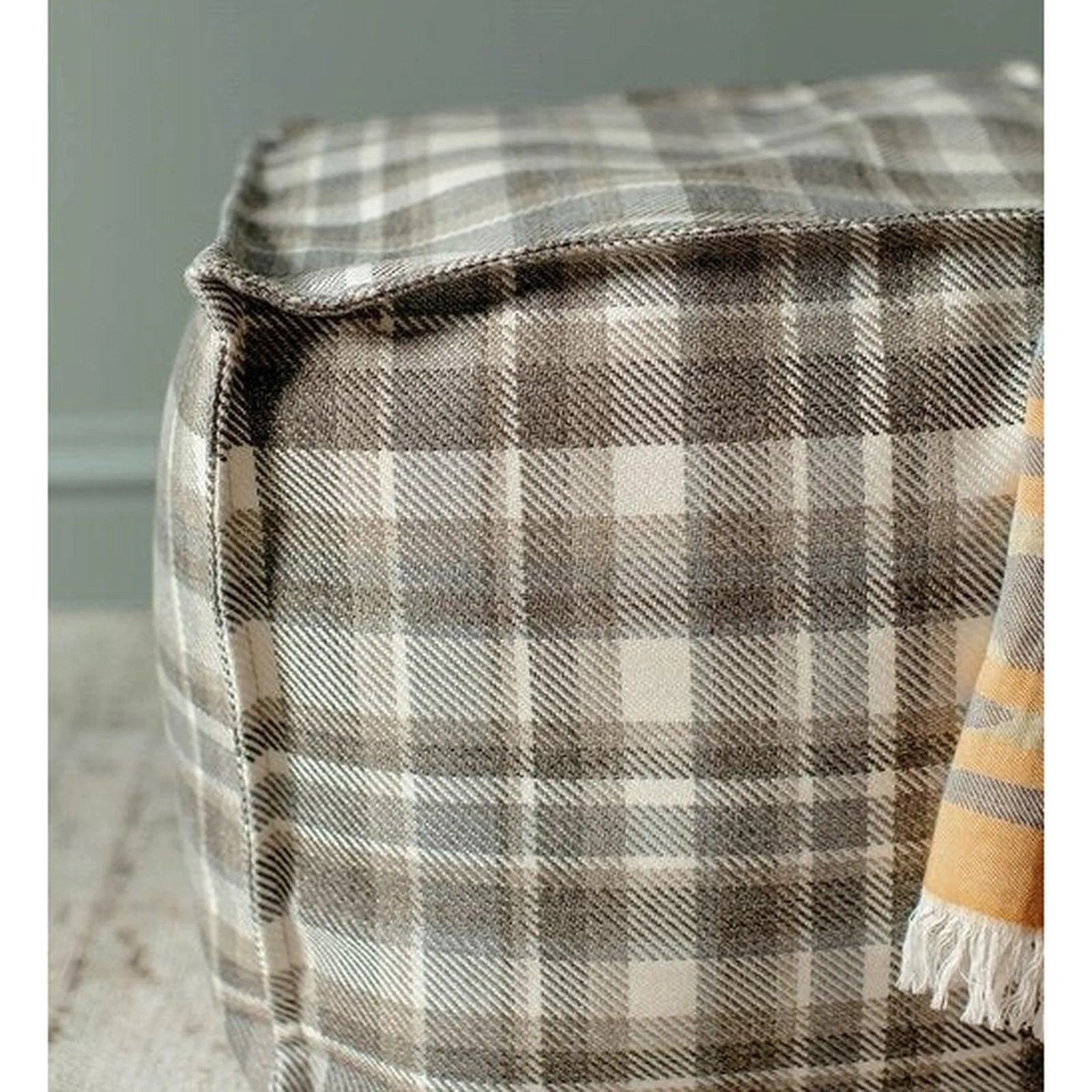 Natur Pouf Plaid