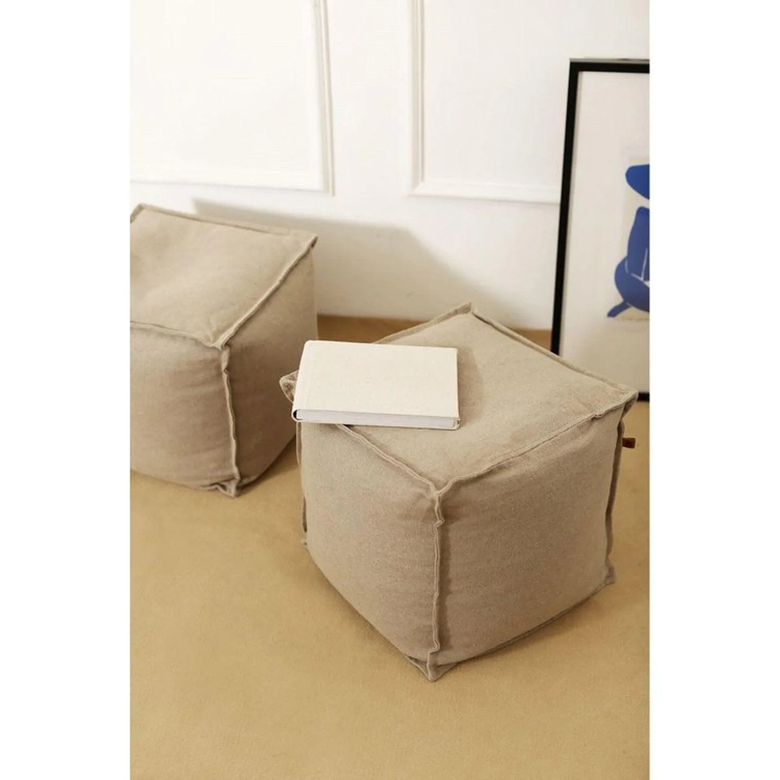 Natur Pouf Cream