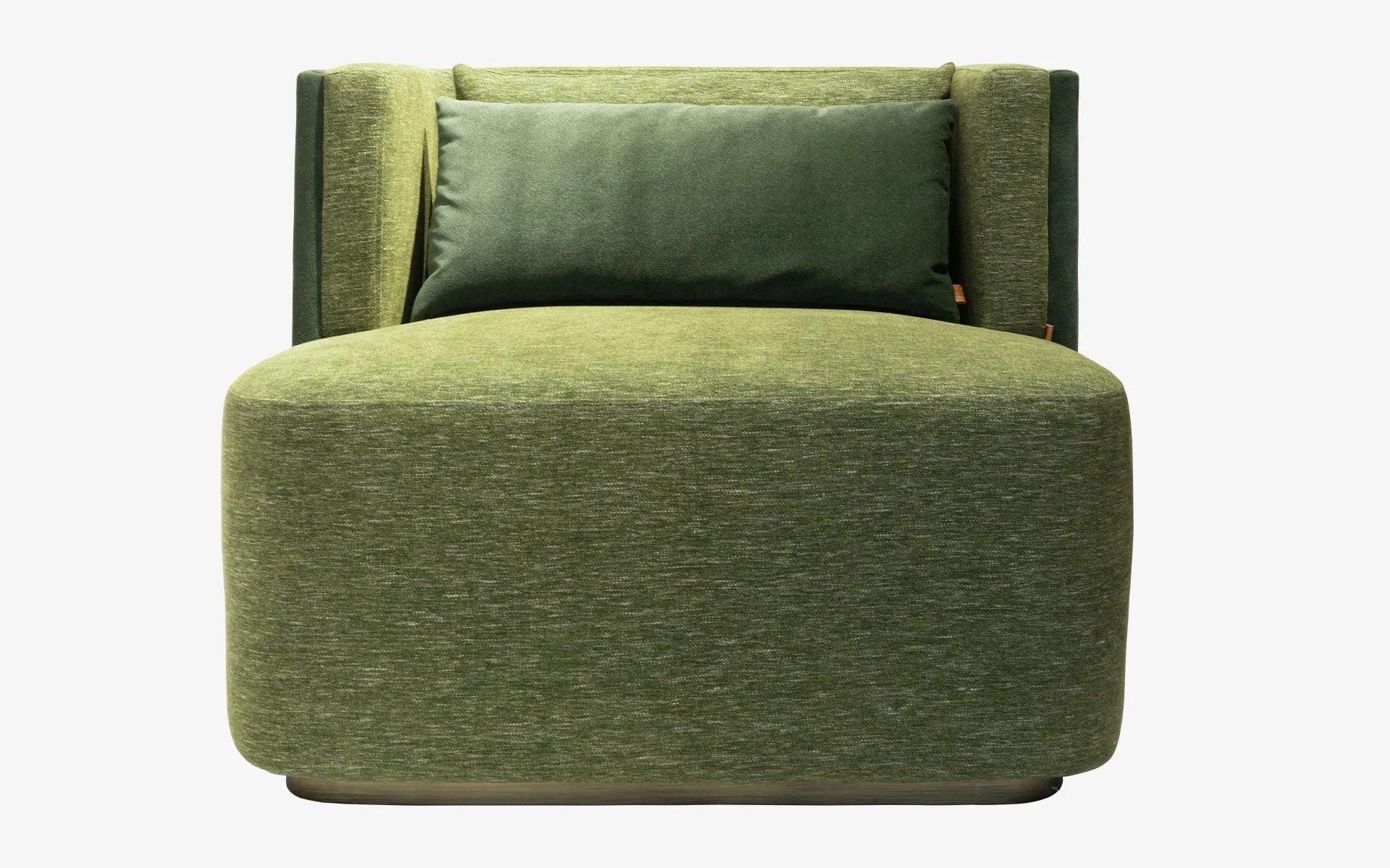 Papillonne Armchair Dark Green - laguglobal