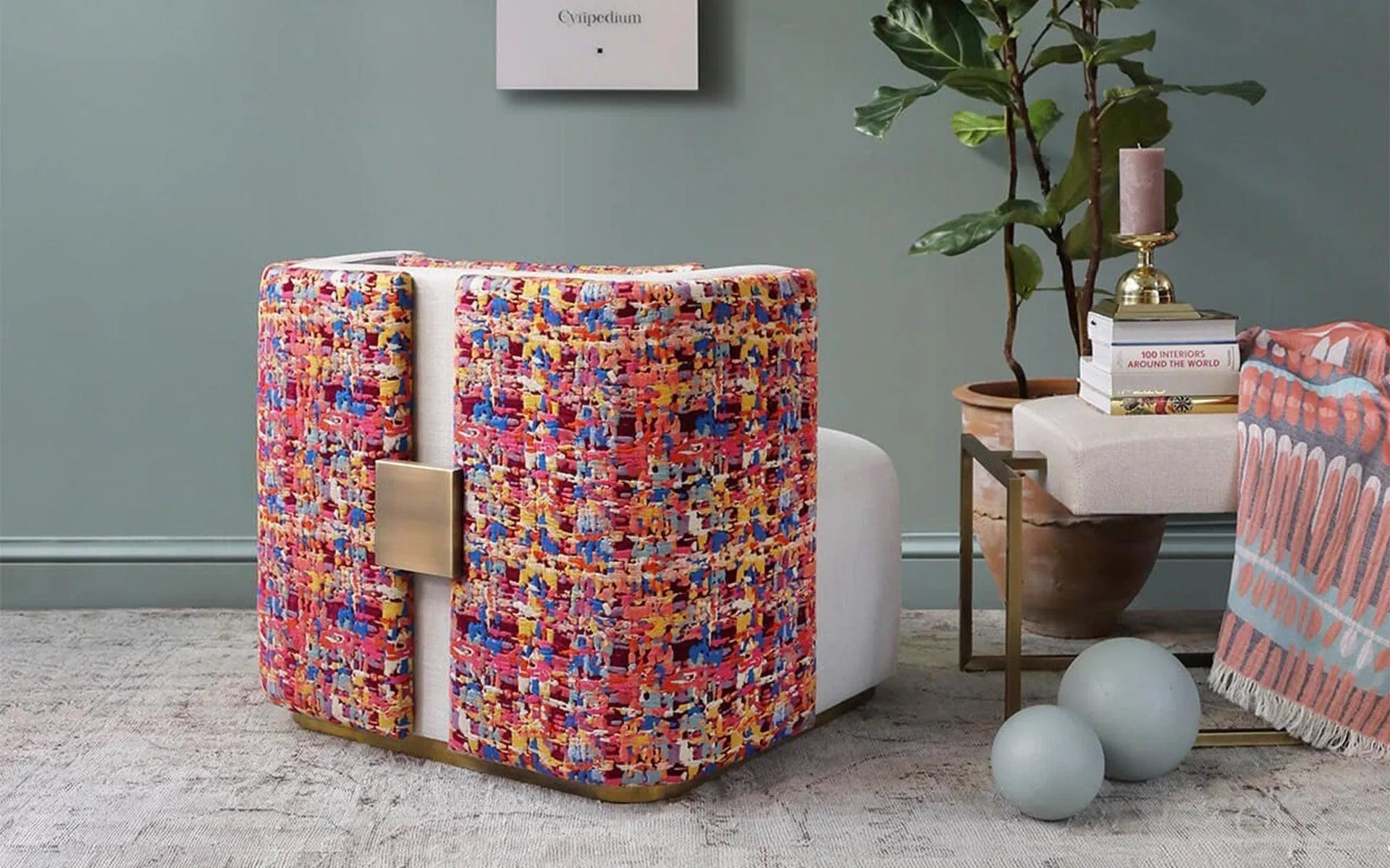 Papillonne Armchair Kenzo - laguglobal