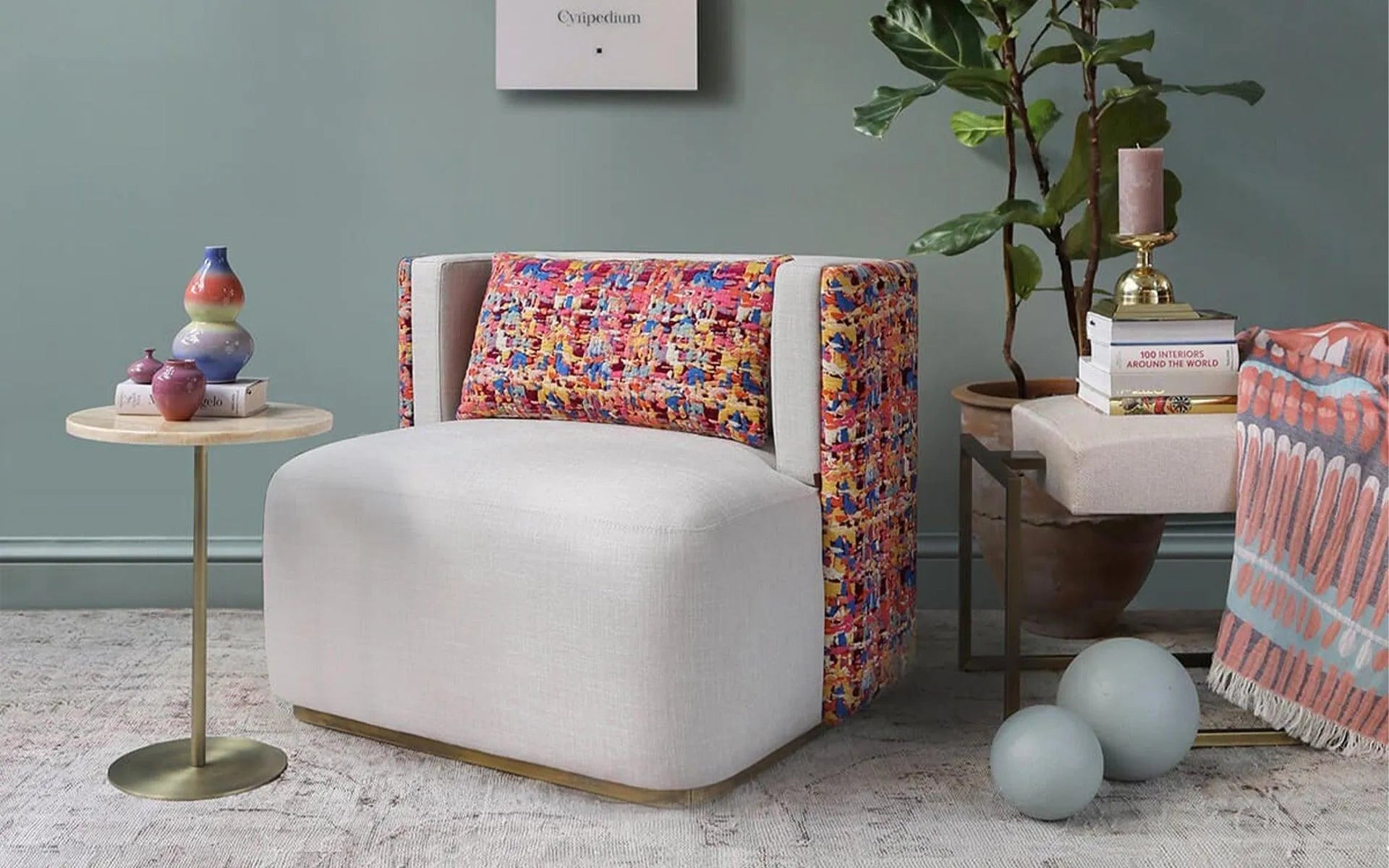 Papillonne Armchair Kenzo - laguglobal