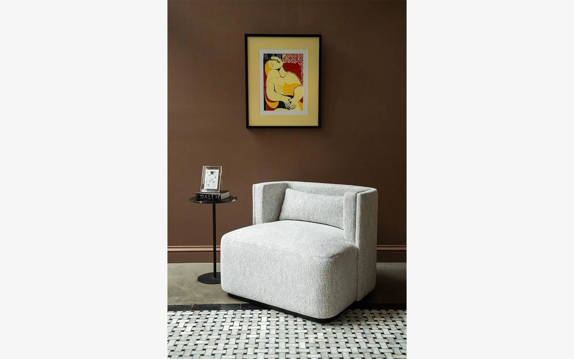Papillonne Armchair White - laguglobal