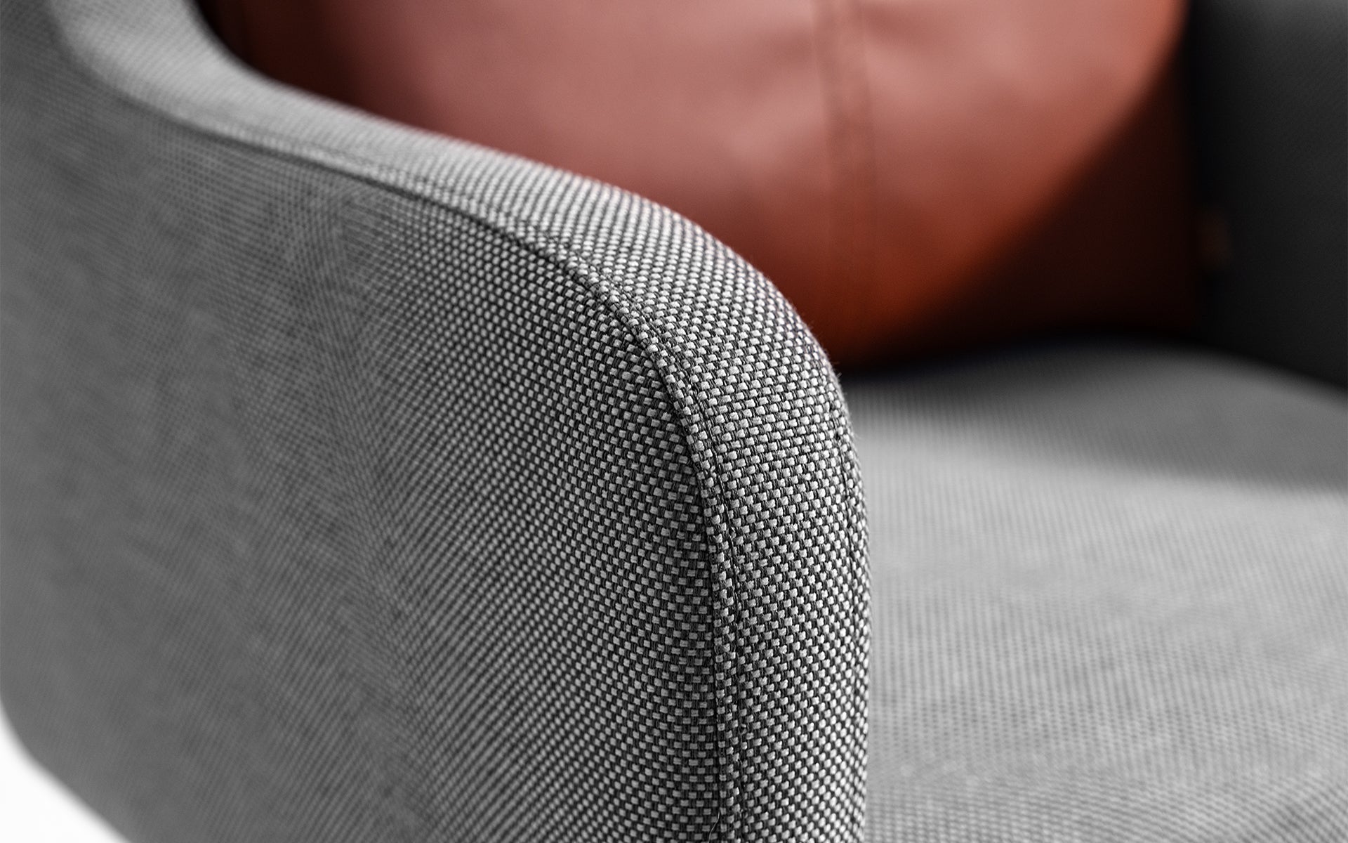 Papillonne Chair Black Metal Long Cushion