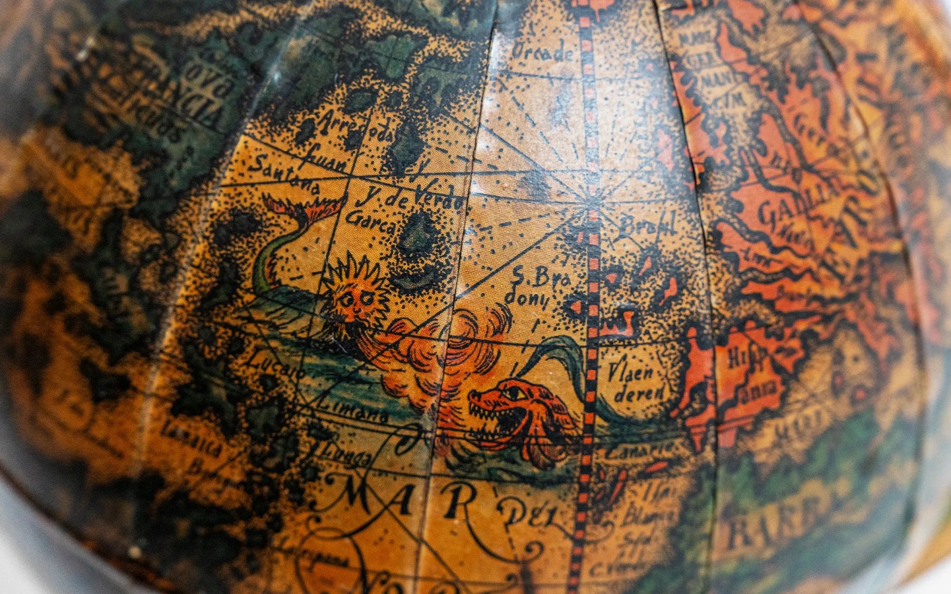 Vintage World Globe