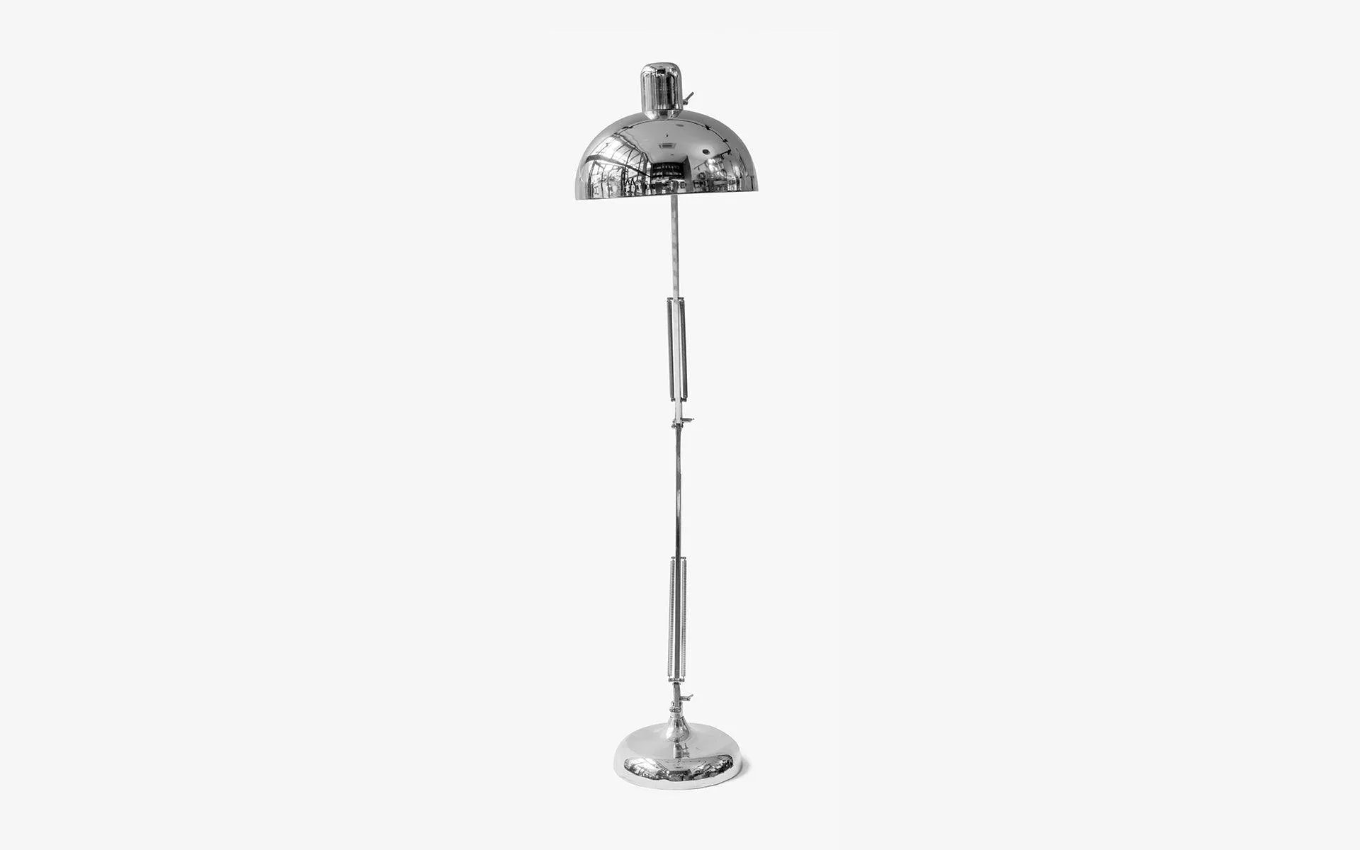 Vintage Chrome Adjustable Floor Lamp - laguglobal