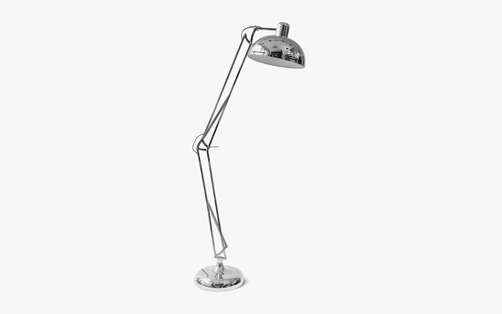 Vintage Chrome Adjustable Floor Lamp - laguglobal