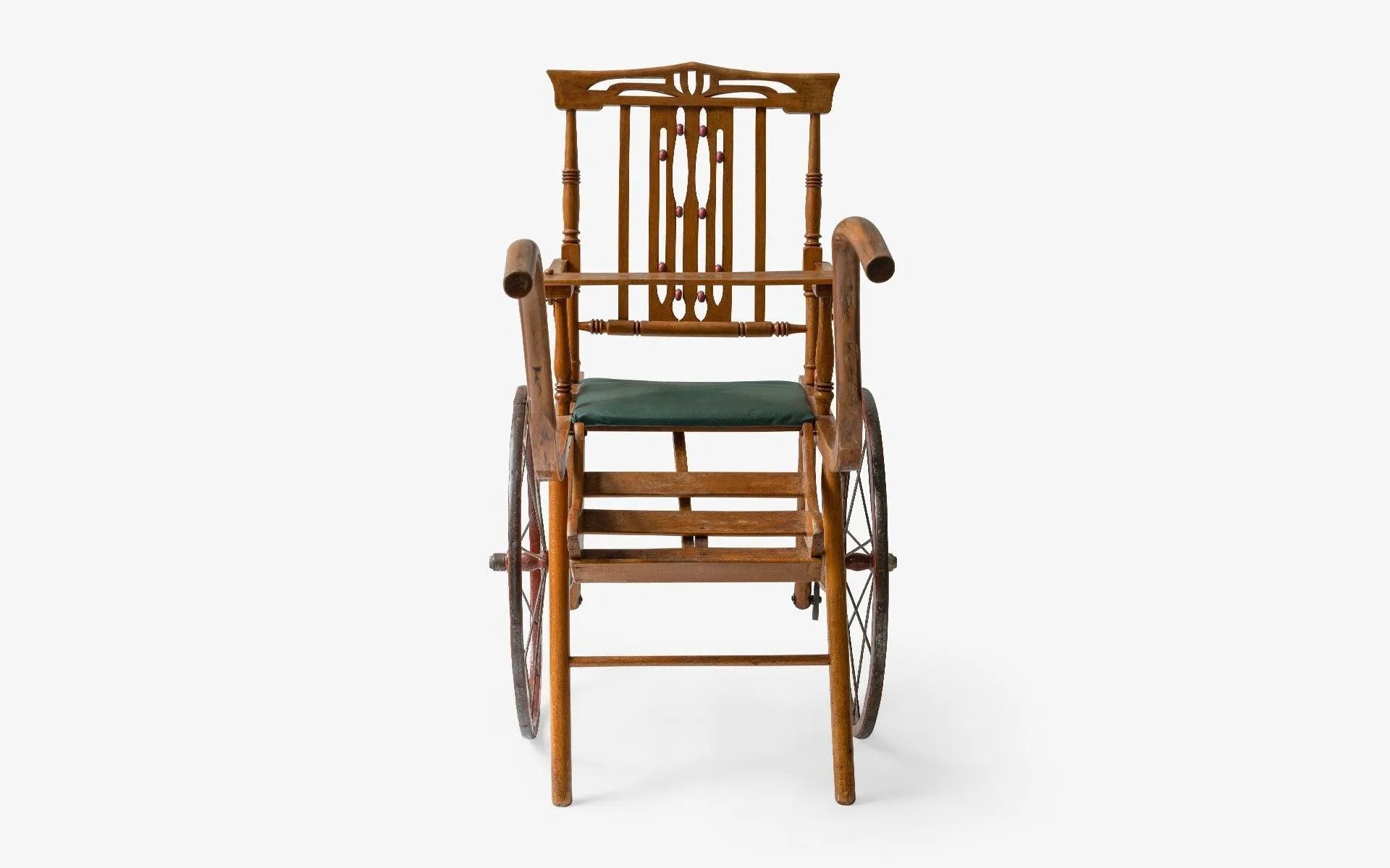 Vintage Wooden Child Rickshaw - laguglobal