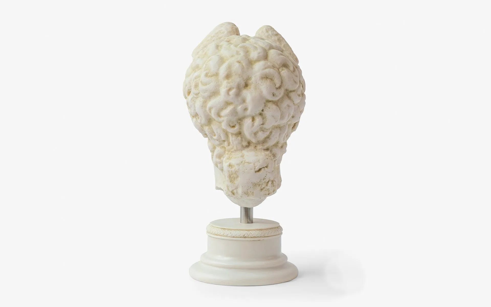 Winged Head Of Hermes White - laguglobal