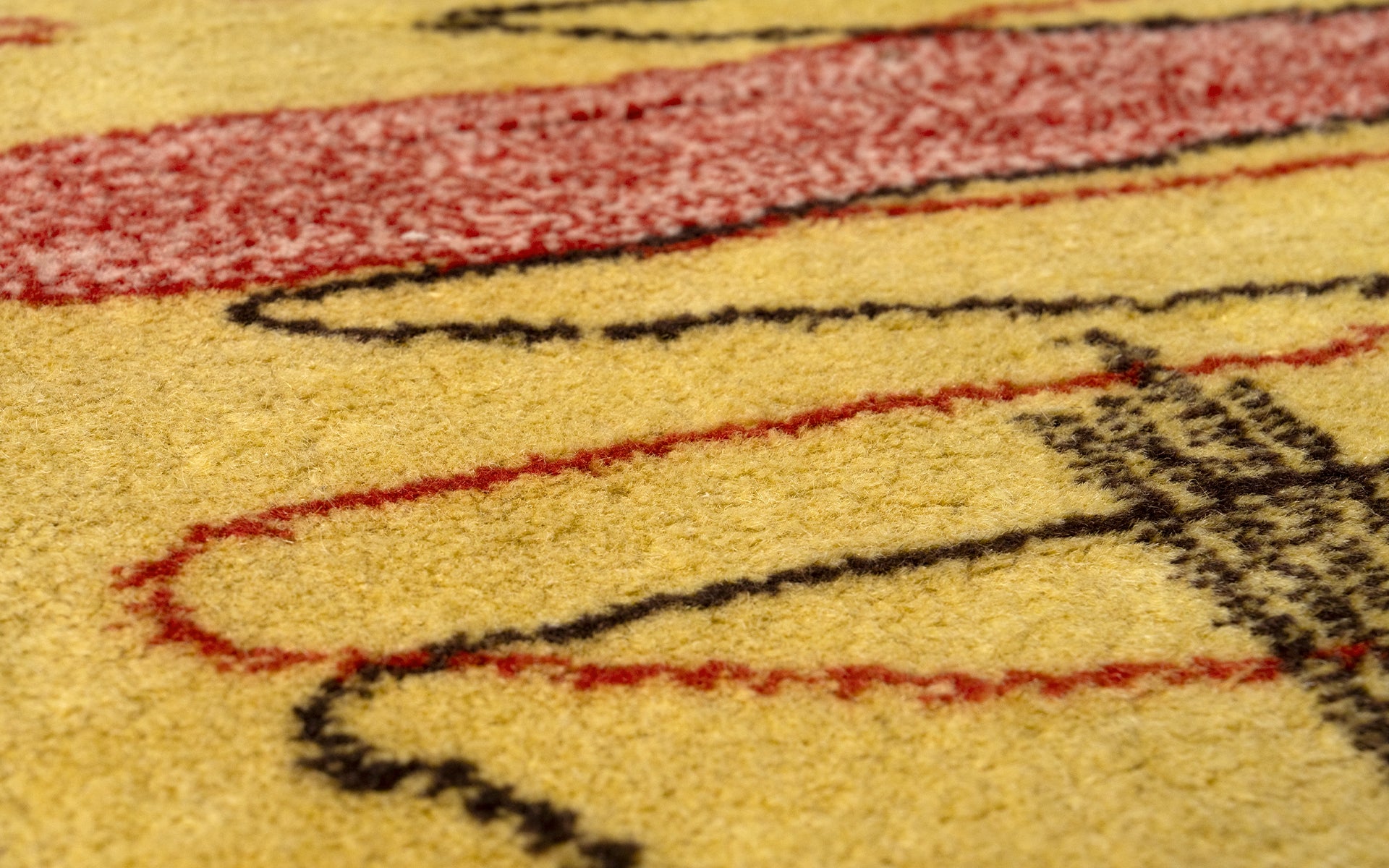 Carrot Patterned Carpet