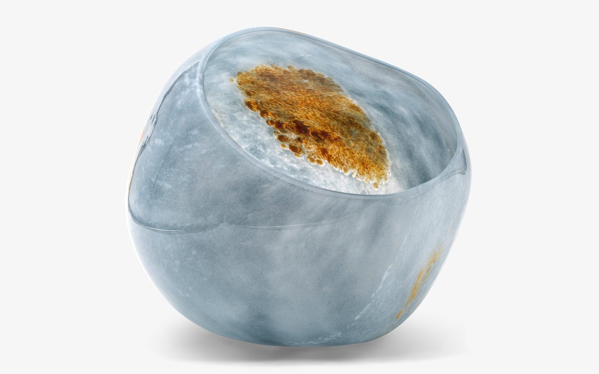 Amber Blown Glass Vase No:2 - laguglobal