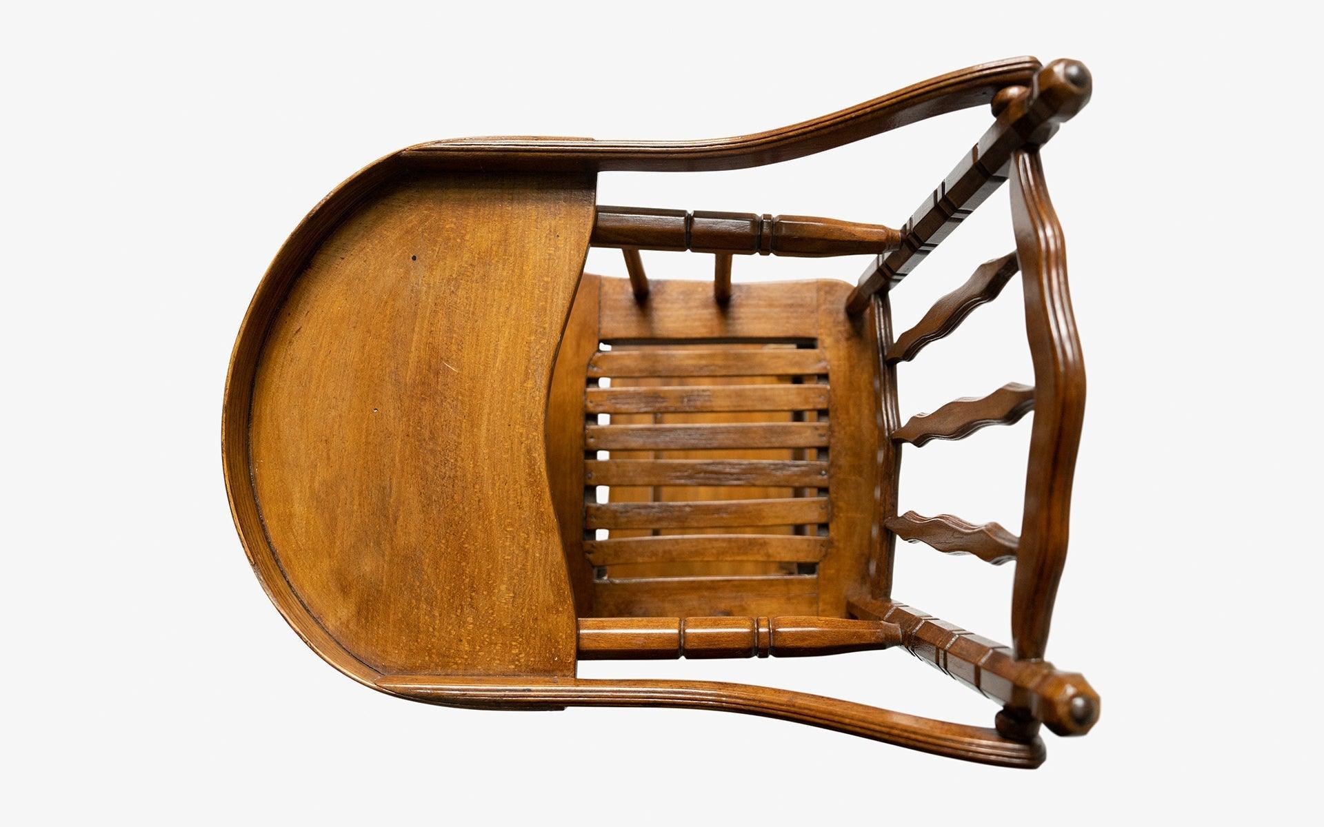 Antique Baby's High Convertible Chair - laguglobal