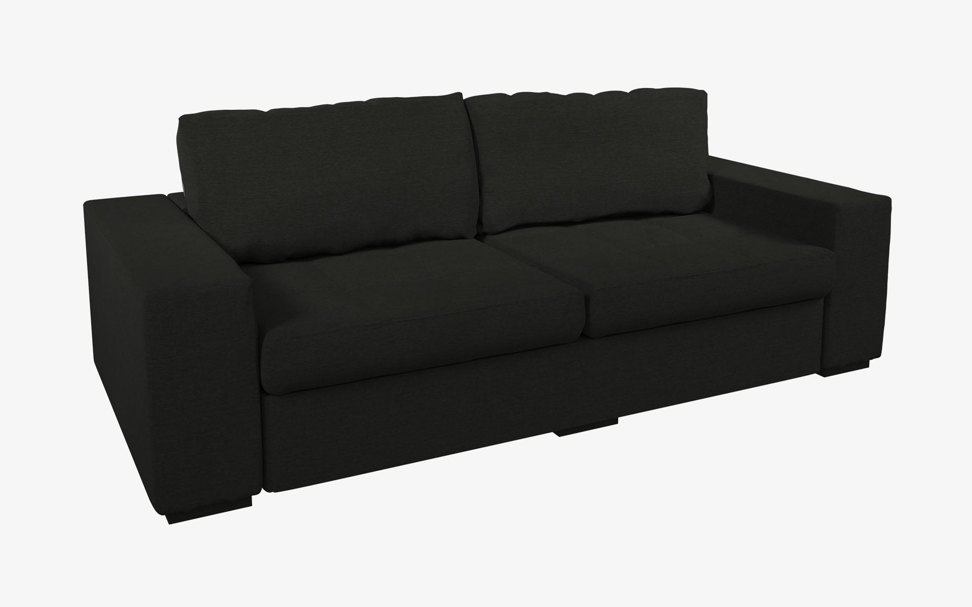 Arthur 2 Seater Sofa Black