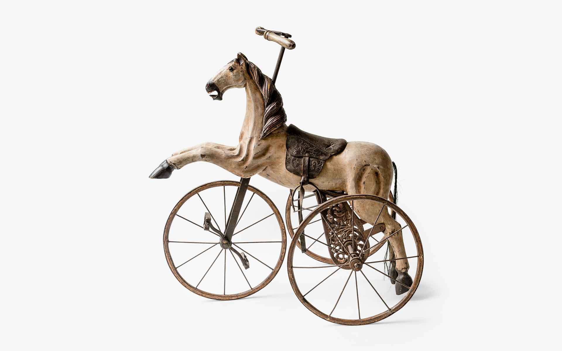 Antique Toy Horse Bicycle
