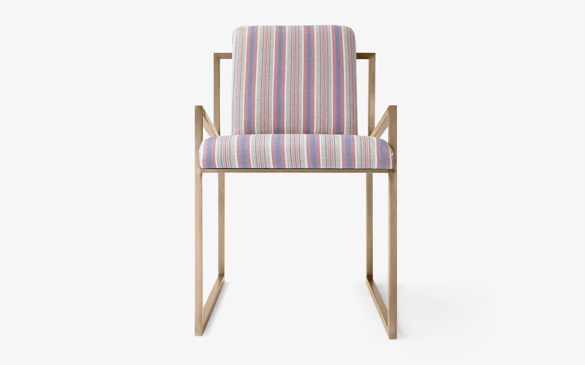 Famed Chair Purple Striped (Display) - laguglobal
