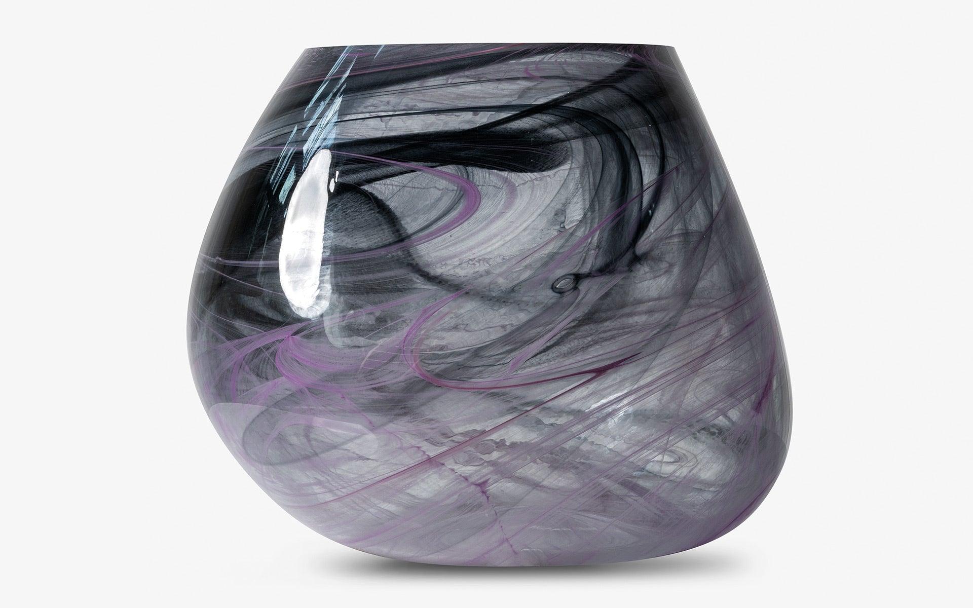 Gray Blown Glass Vase - laguglobal