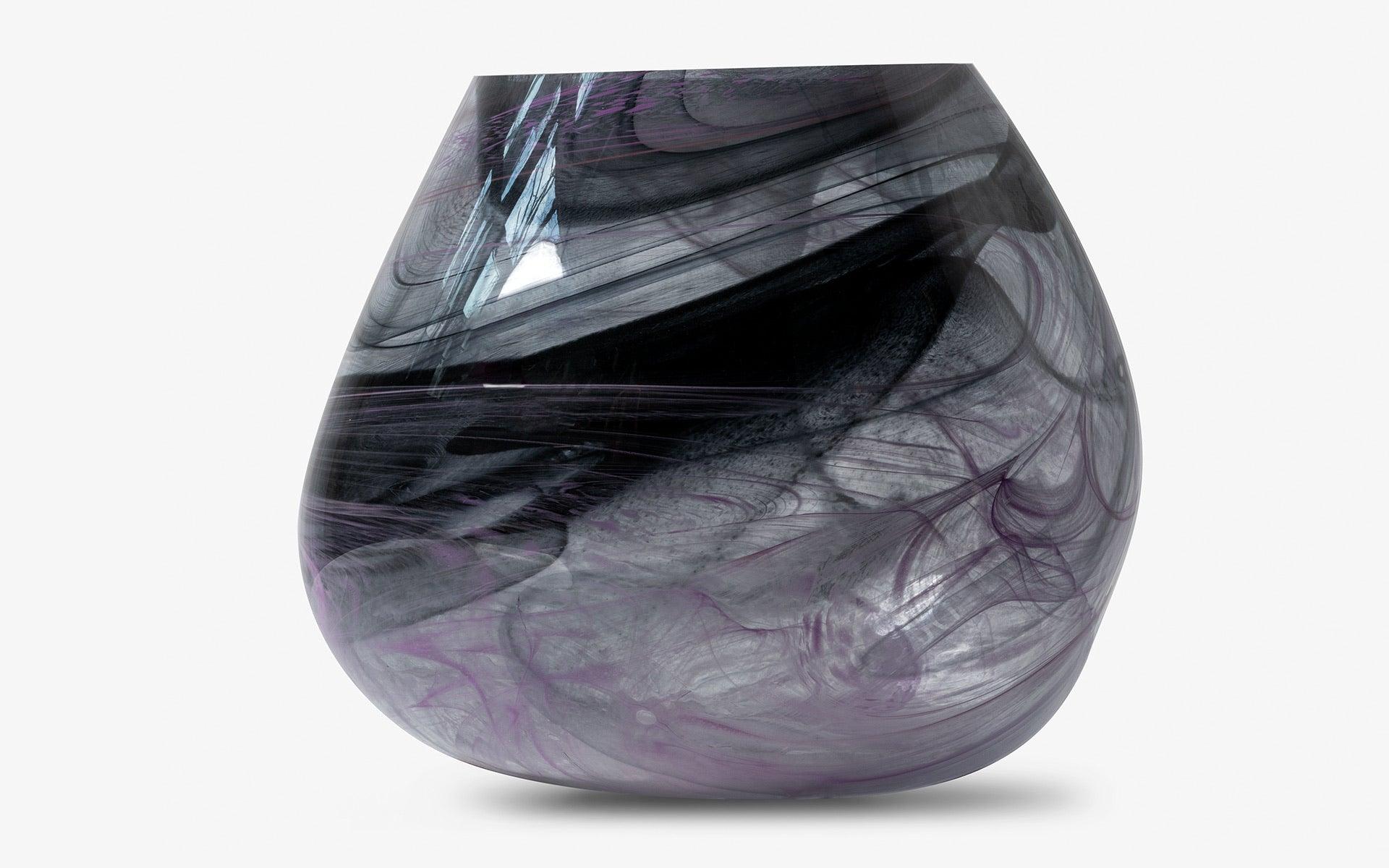 Gray Blown Glass Vase - laguglobal