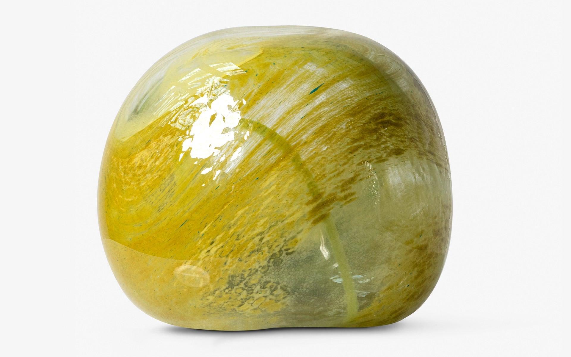 Green Blown Glass Vase - laguglobal