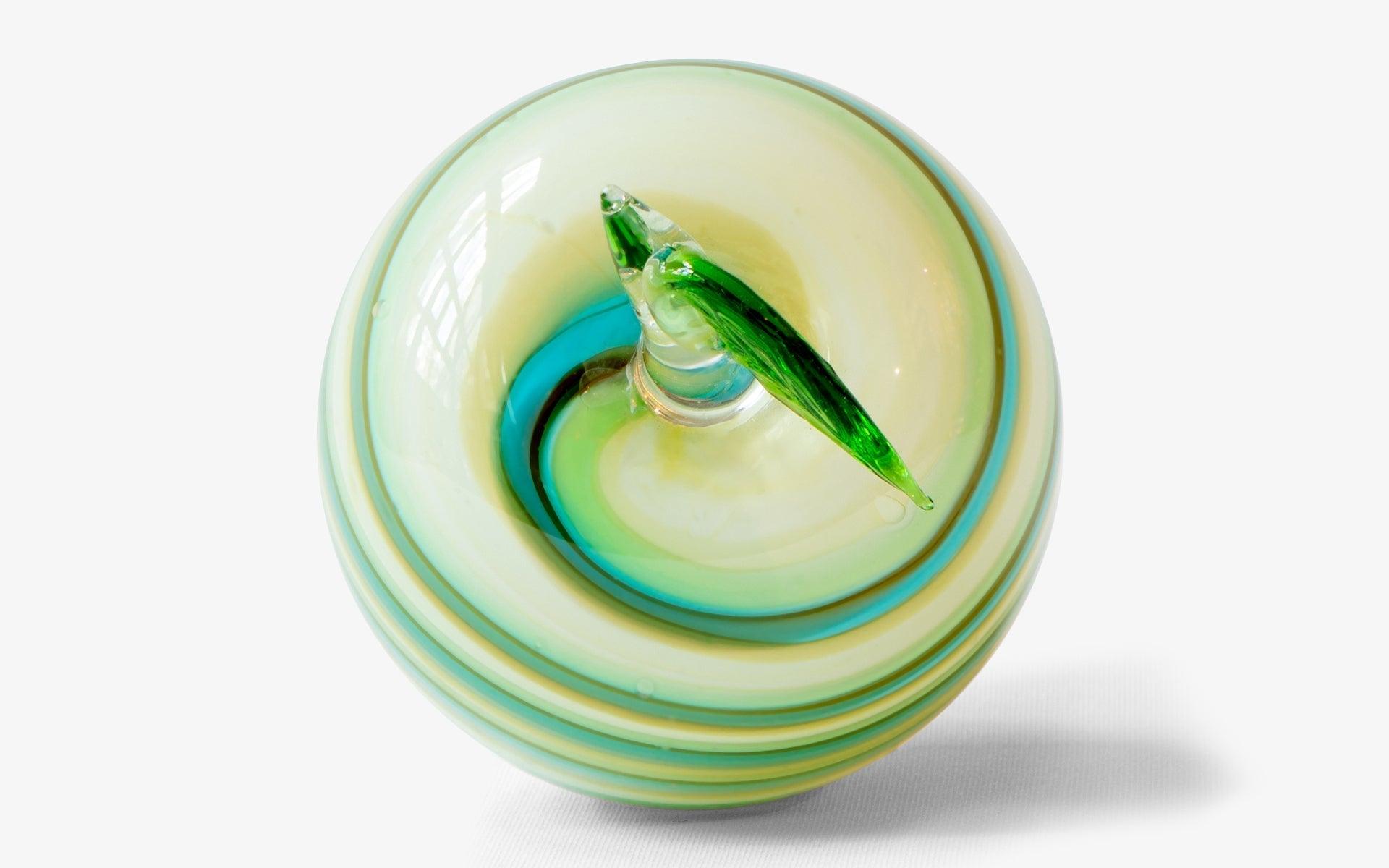 Green White Apple Murano - laguglobal