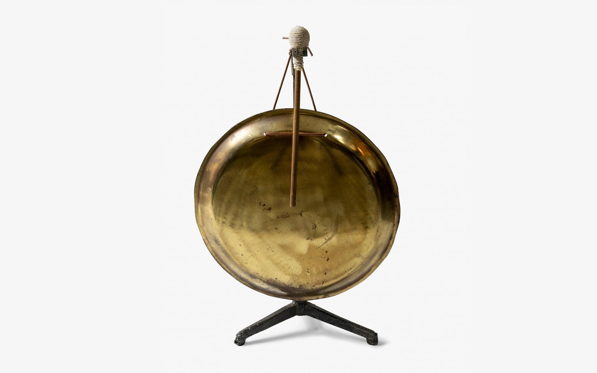 Hanging Meditative Brass Gong Set - laguglobal