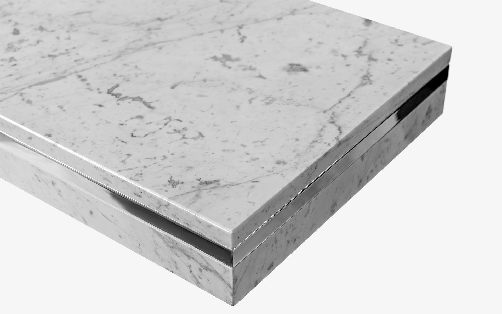 Hidden Dresser Carrara White - laguglobal