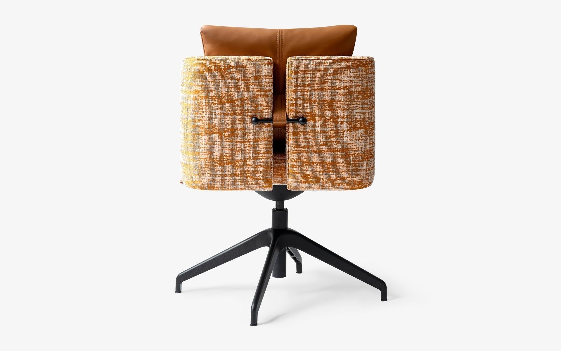 Papillonne Work Chair Orange Without Wheels - laguglobal