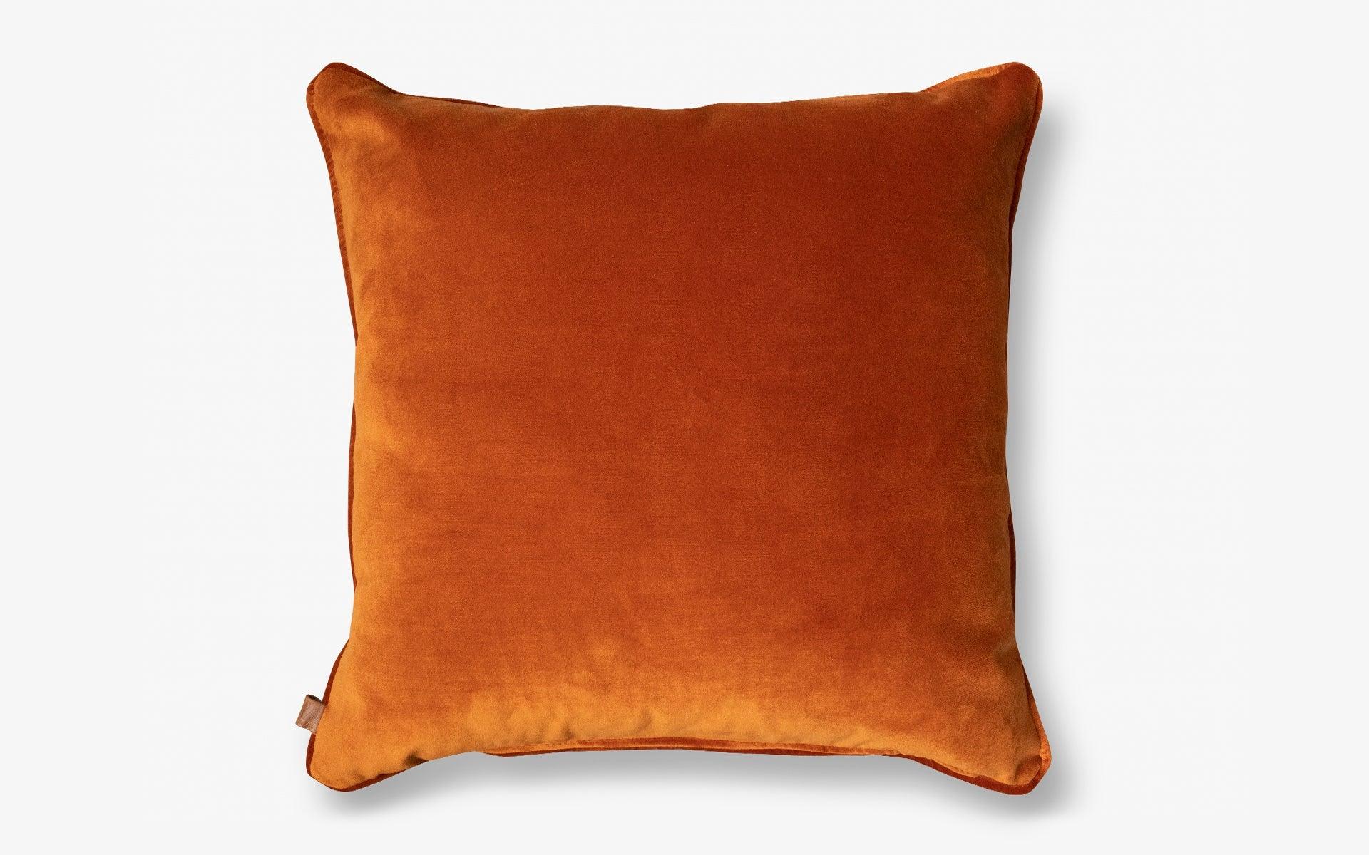Parrot Patterned Orange Small Throw Pillow - lagu - Cushion