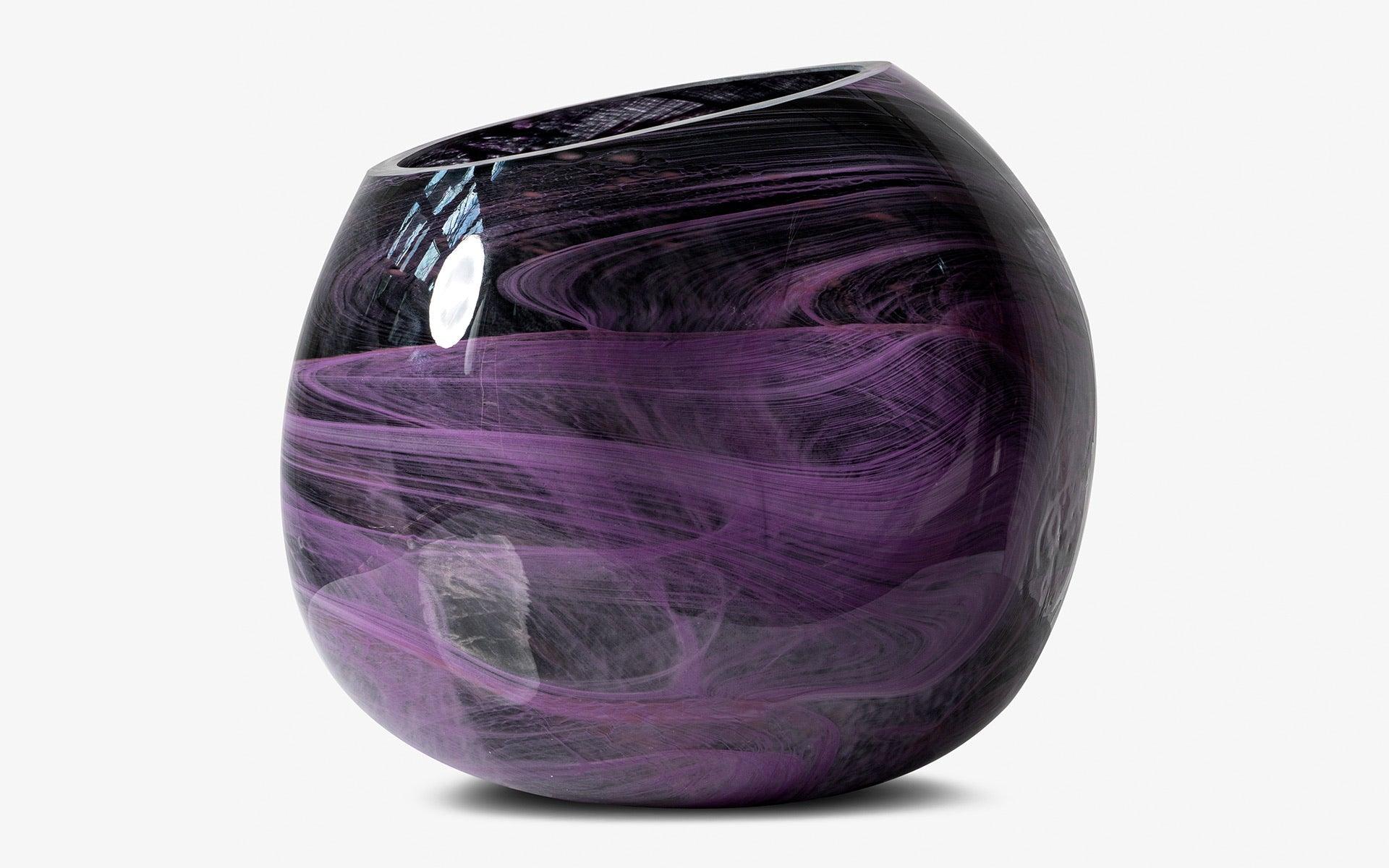 Purple Blown Glass Vase - laguglobal