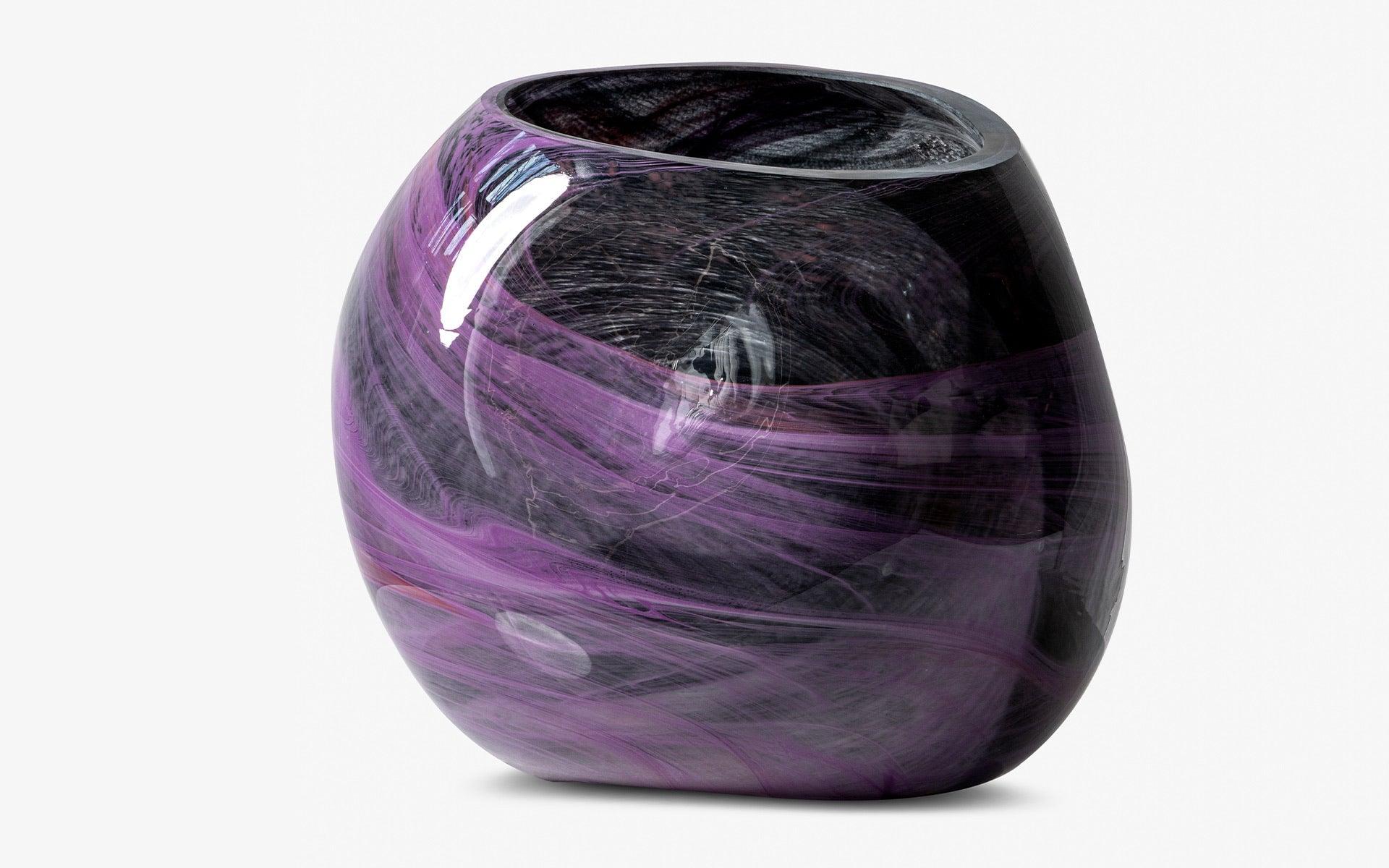 Purple Blown Glass Vase - laguglobal