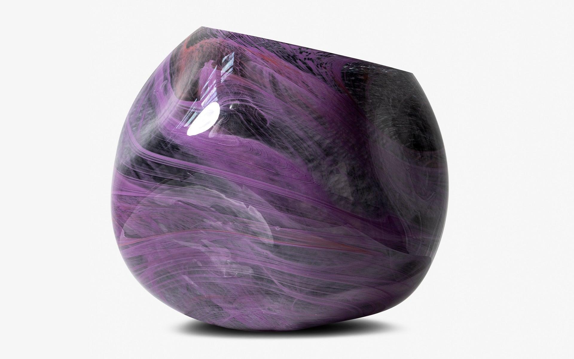 Purple Blown Glass Vase - laguglobal